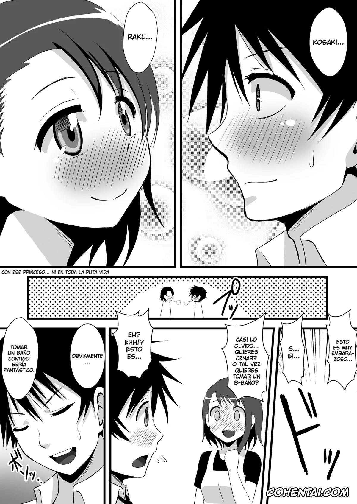 Nisekoi hentai, Kosaki Onodera hentai, Raku Ichijou hentai, Kosaki-chan to H na Shinkon Seikatsu ~Soap Play Hen~ (Nisekoi), pagina 3