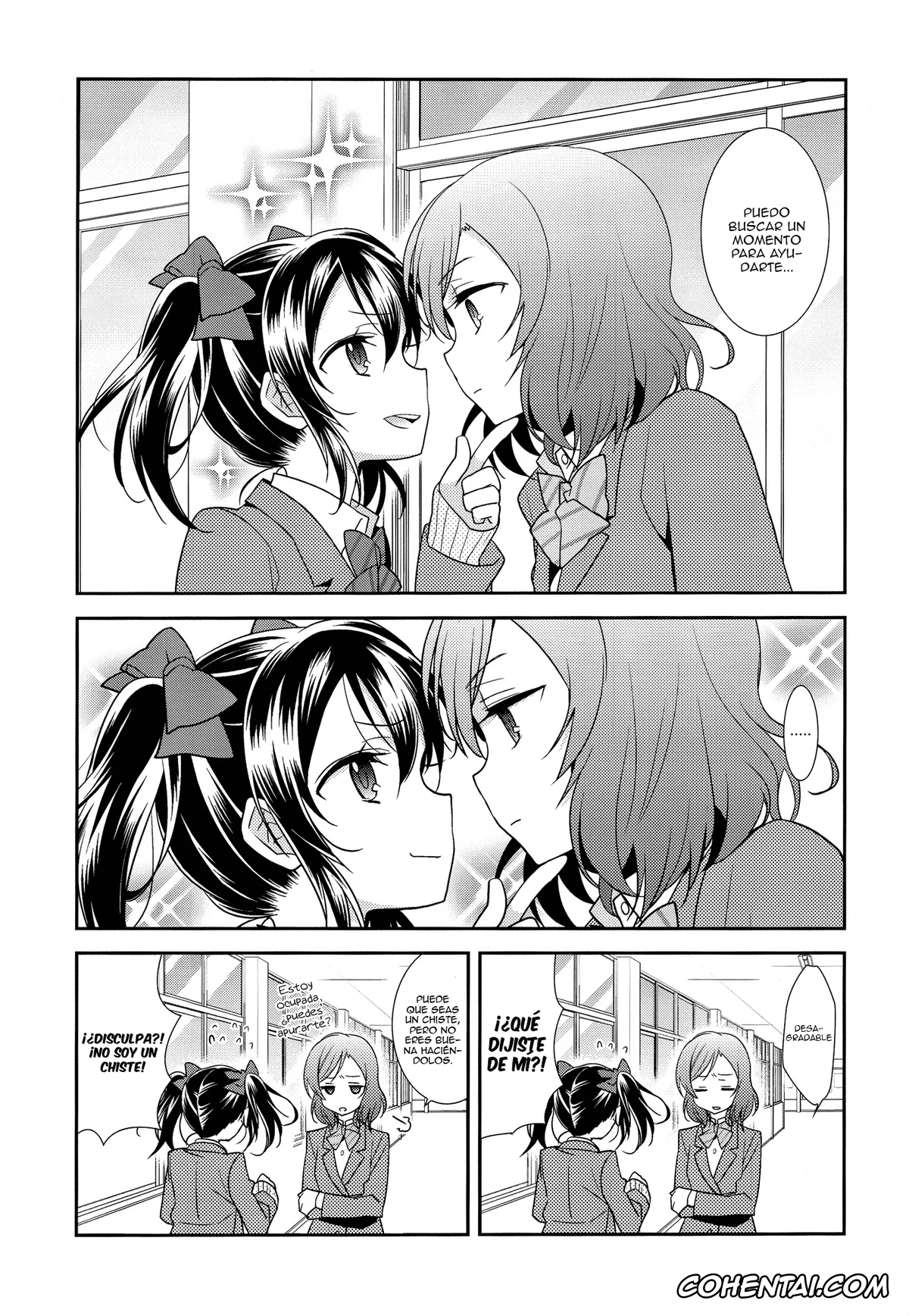 Love Live! porno, Maki Nishikino porno, Nico Yazawa porno, Uchuu No.1 Idol Nico-nii ga Choro Sugi Maki-chan ni Okoru no wa Atarimae desu. (Love Live!), pagina 8