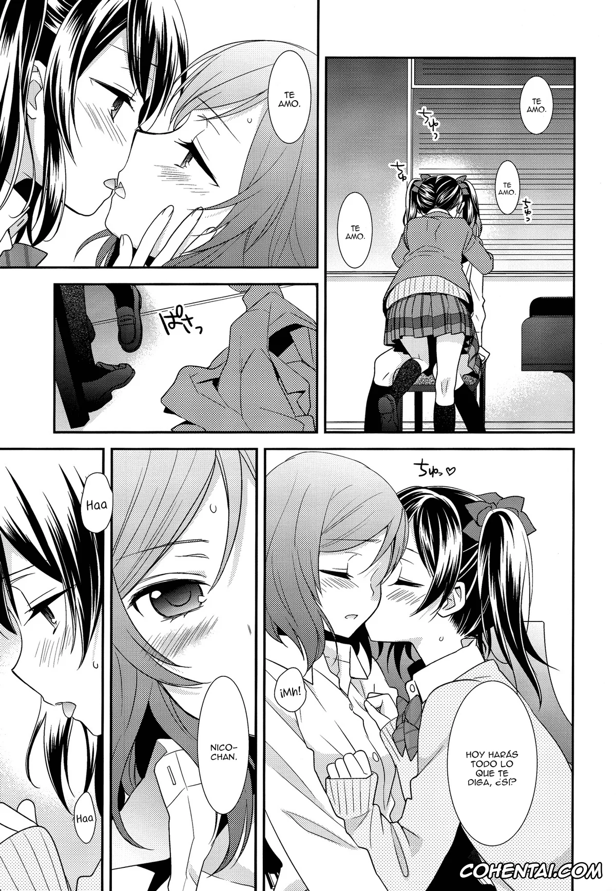 Love Live! porno, Maki Nishikino porno, Nico Yazawa porno, Uchuu No.1 Idol Nico-nii ga Choro Sugi Maki-chan ni Okoru no wa Atarimae desu. (Love Live!), pagina 14