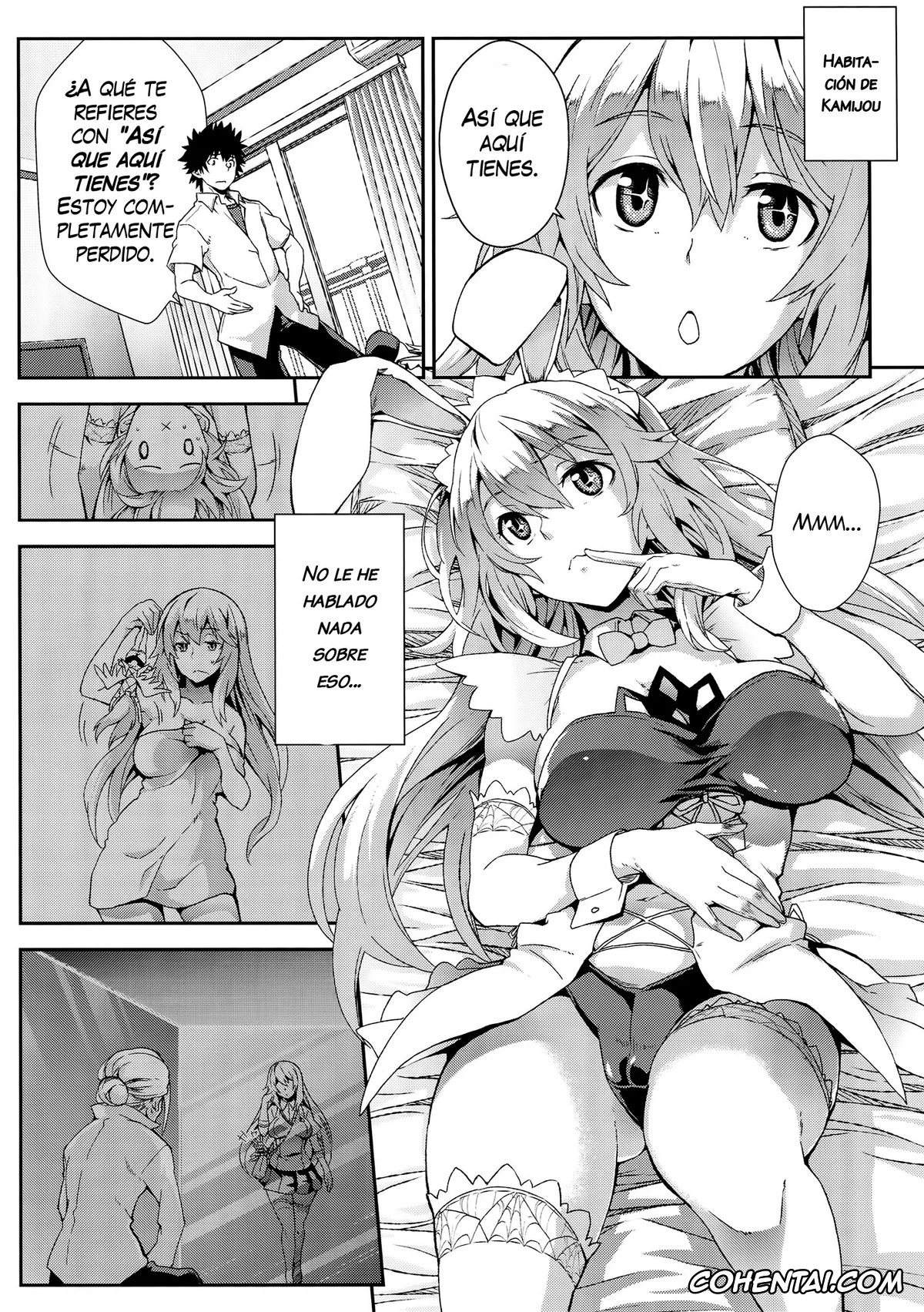 Toaru Project hentai, Misaki Shokuhou hentai, Touma Kamijou hentai, Noushoku Houga (Toaru Majutsu no Index), pagina 3