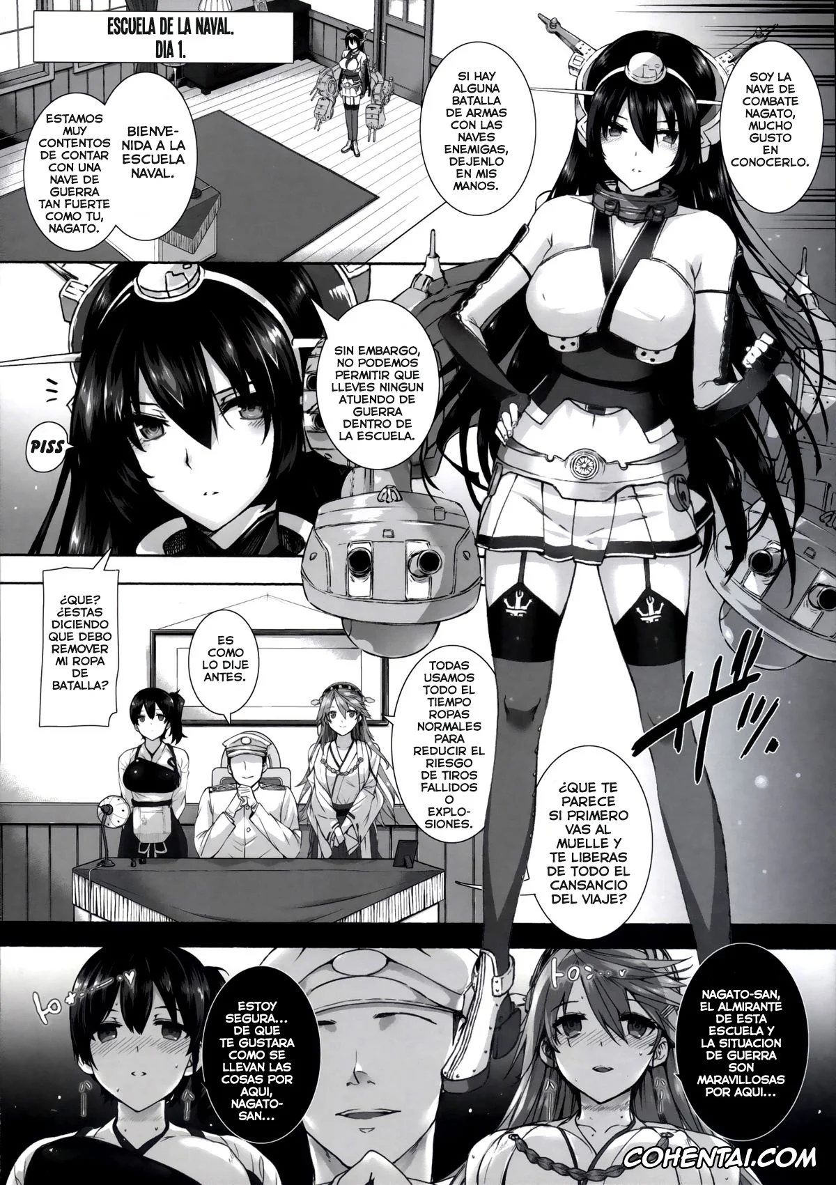 Kantai Collection -KanColle- hentai, Haruna hentai, Nagato hentai, Daraku Senkan -Otoko o Shiranakatta KanMusu-tachi- (Kantai Collection -KanColle-), pagina 6
