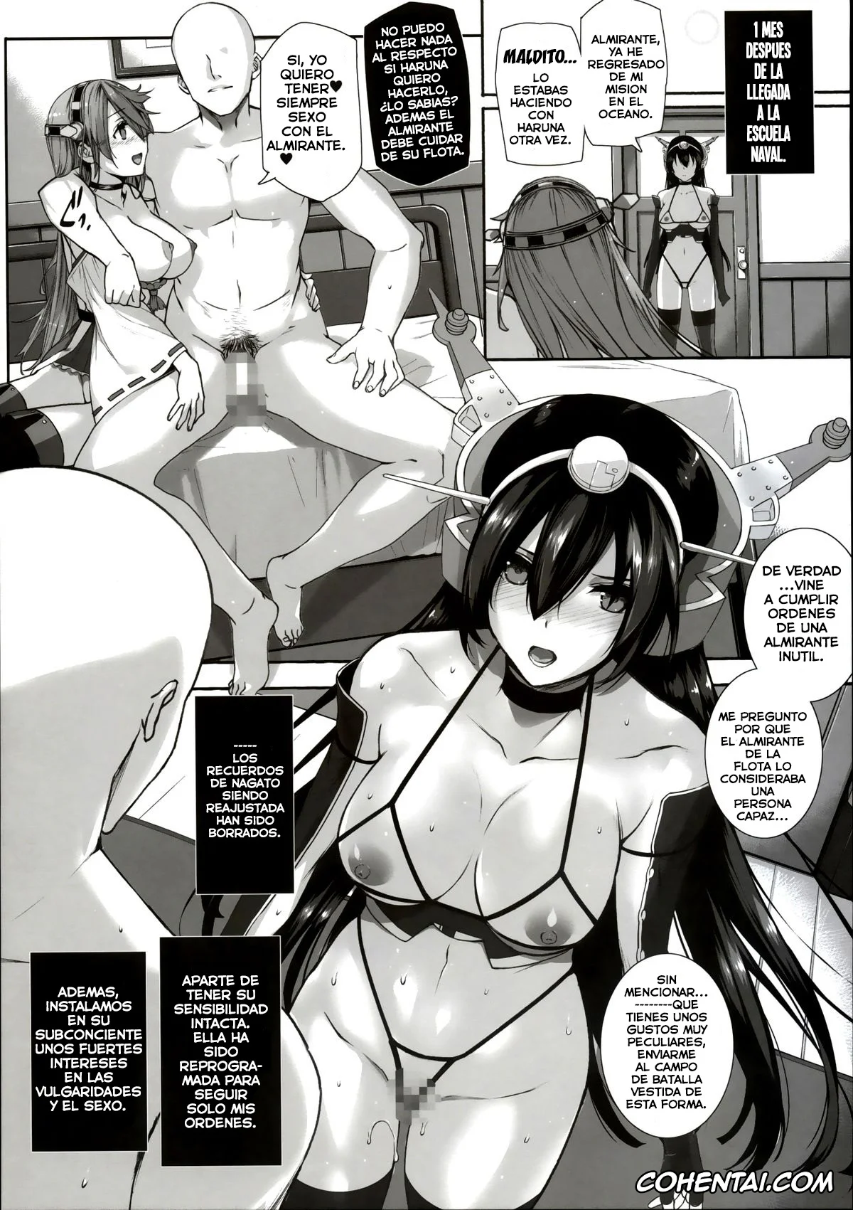 Kantai Collection -KanColle- porno, Haruna porno, Nagato porno, Daraku Senkan -Otoko o Shiranakatta KanMusu-tachi- (Kantai Collection -KanColle-), pagina 11