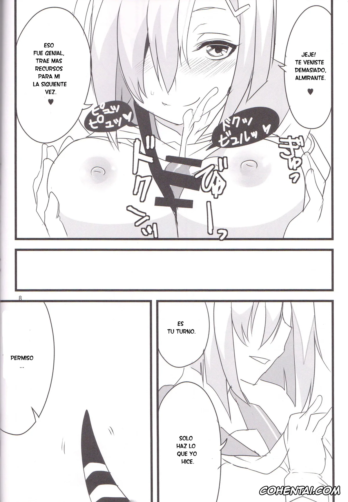 Kantai Collection -KanColle- porno, Hamakaze porno, Kouwan Seiki | Harbour Princess porno, Minato e Kaerou! (Kantai Collection -KanColle-), pagina 8