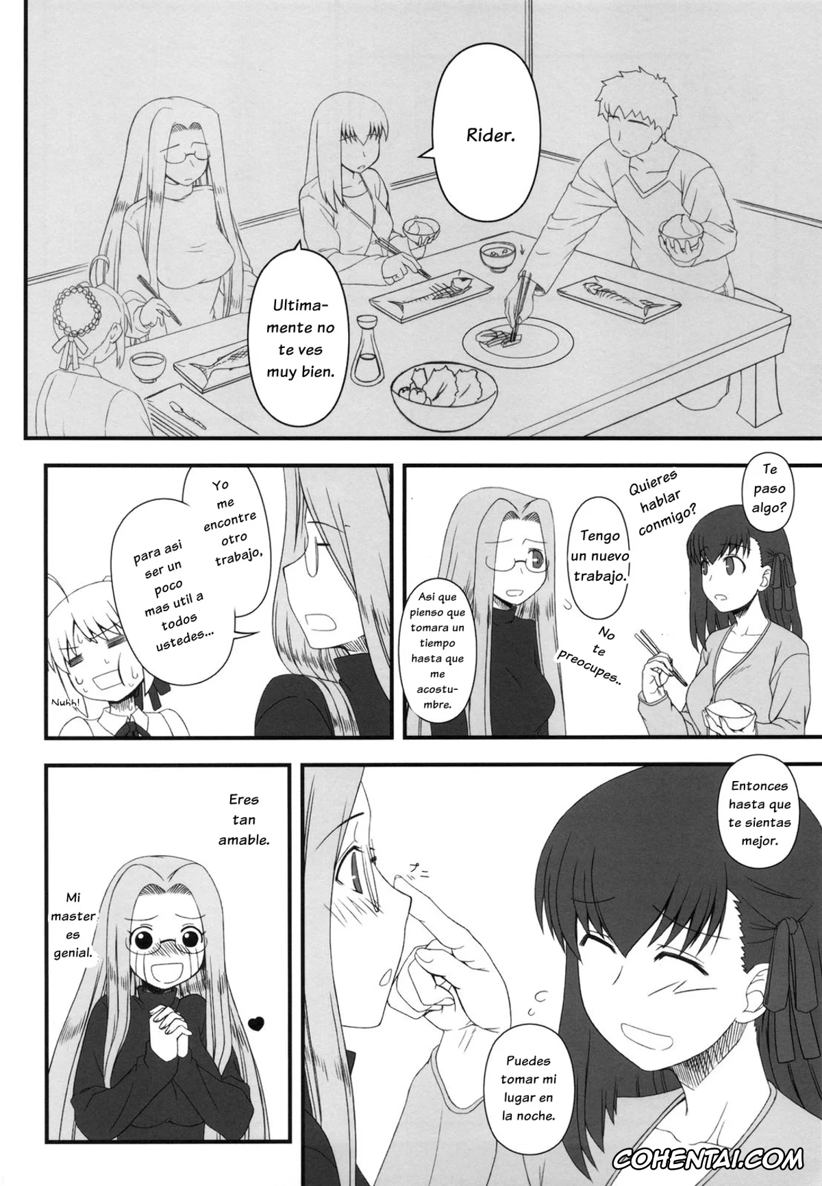 Fate/stay night hentai, Rider hentai, Netorareta Hime Kihei ~San no Kusari~ (Fate/stay night), pagina 6