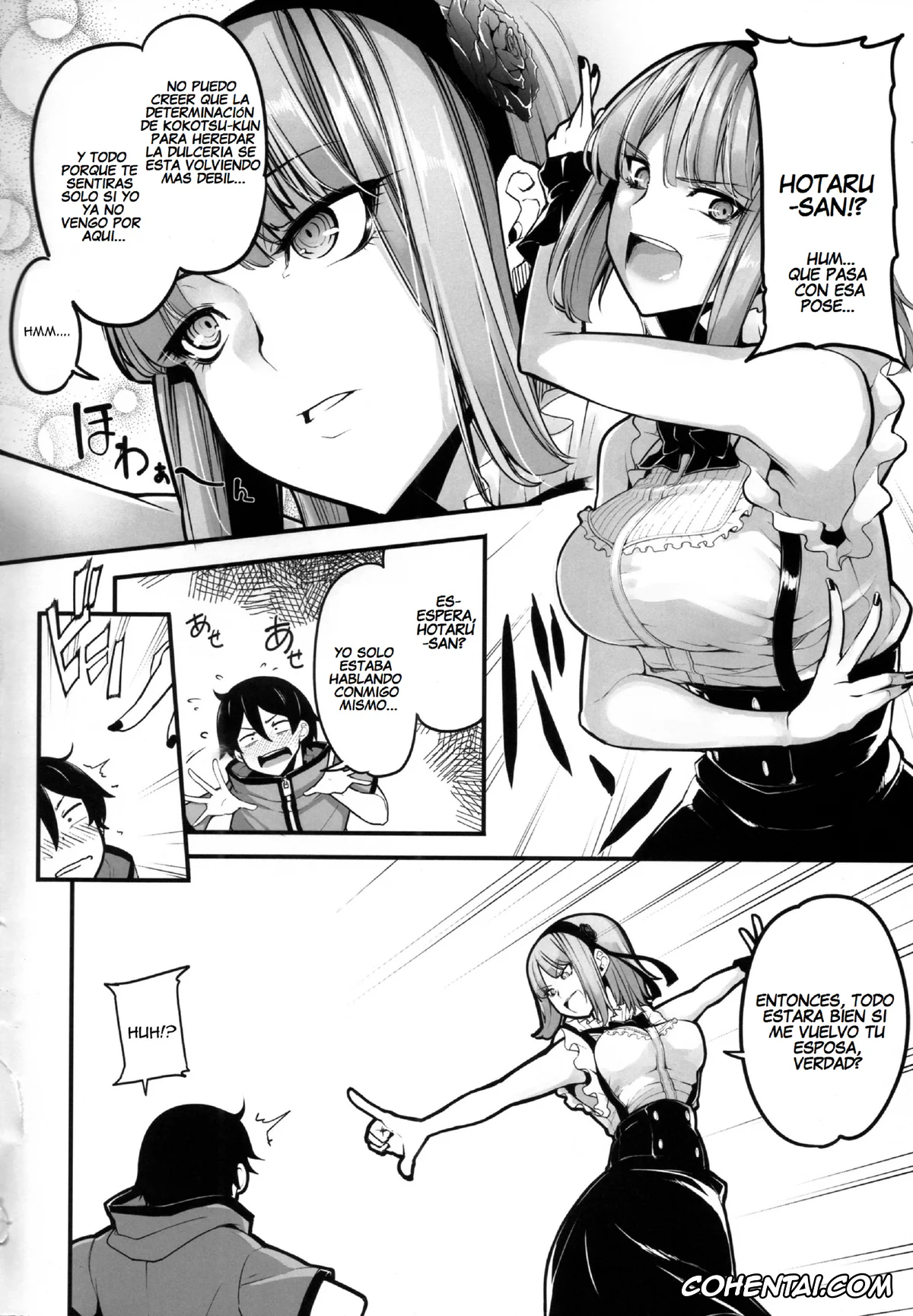 Dagashi Kashi xxx, Hotaru Shidare xxx, Kokonotsu Shikada xxx, Daga Hazure (Dagashi Kashi), pagina 4