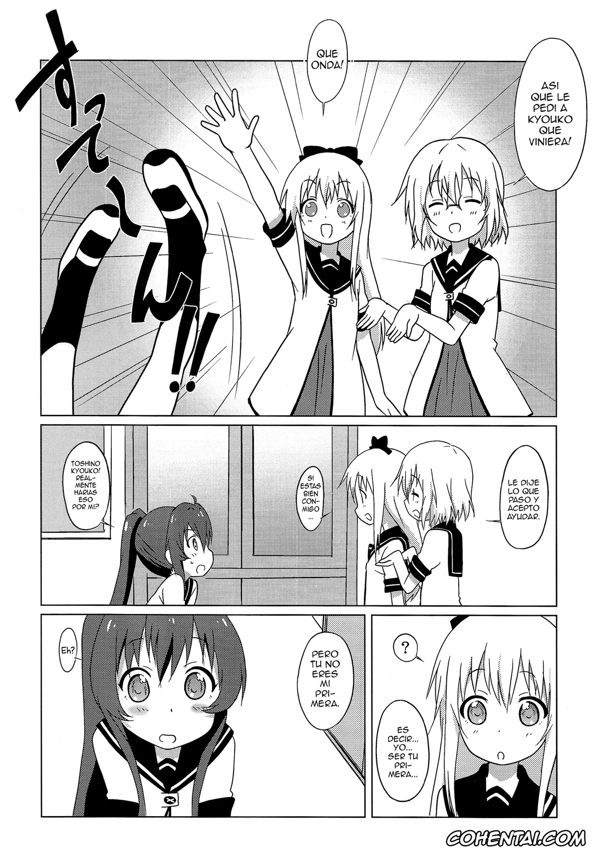 YuruYuri porno, Ayano Sugiura porno, Kyouko Toshinou porno, Magejun 37 (YuruYuri), pagina 5