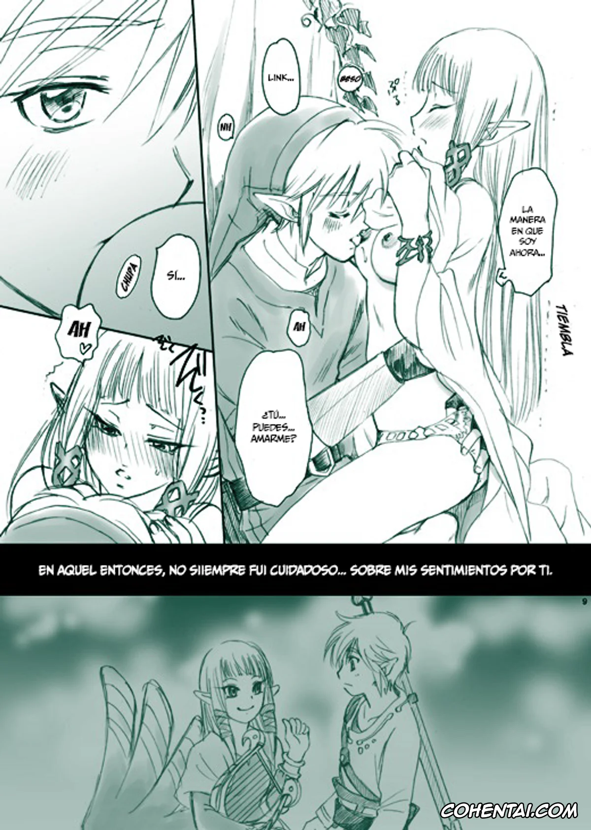 The Legend Of Zelda hentai, Link hentai, Princess Zelda hentai, Erosou de Eroku nai Sukoshi Eroi Zelda (The Legend of Zelda), pagina 9