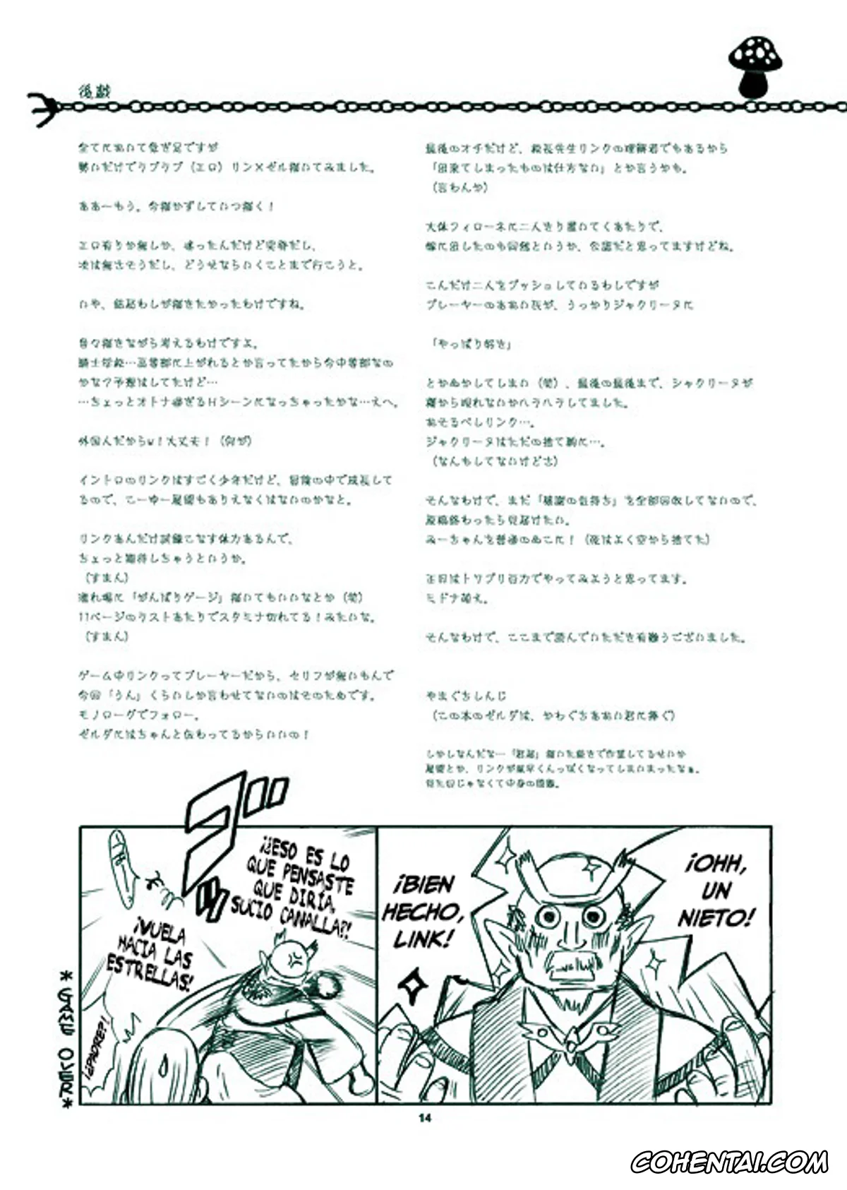 The Legend Of Zelda porno, Link porno, Princess Zelda porno, Erosou de Eroku nai Sukoshi Eroi Zelda (The Legend of Zelda), pagina 14
