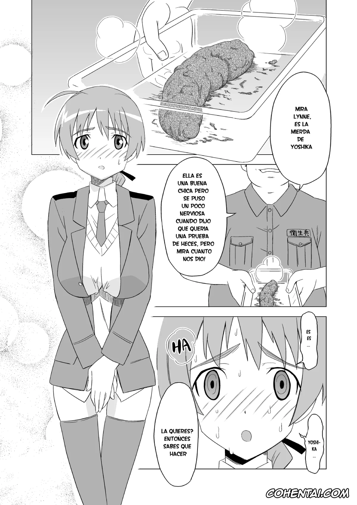 Strike Witches hentai, Lynette Bishop hentai, SCATOLO WITCHES (Strike Witches), pagina 3