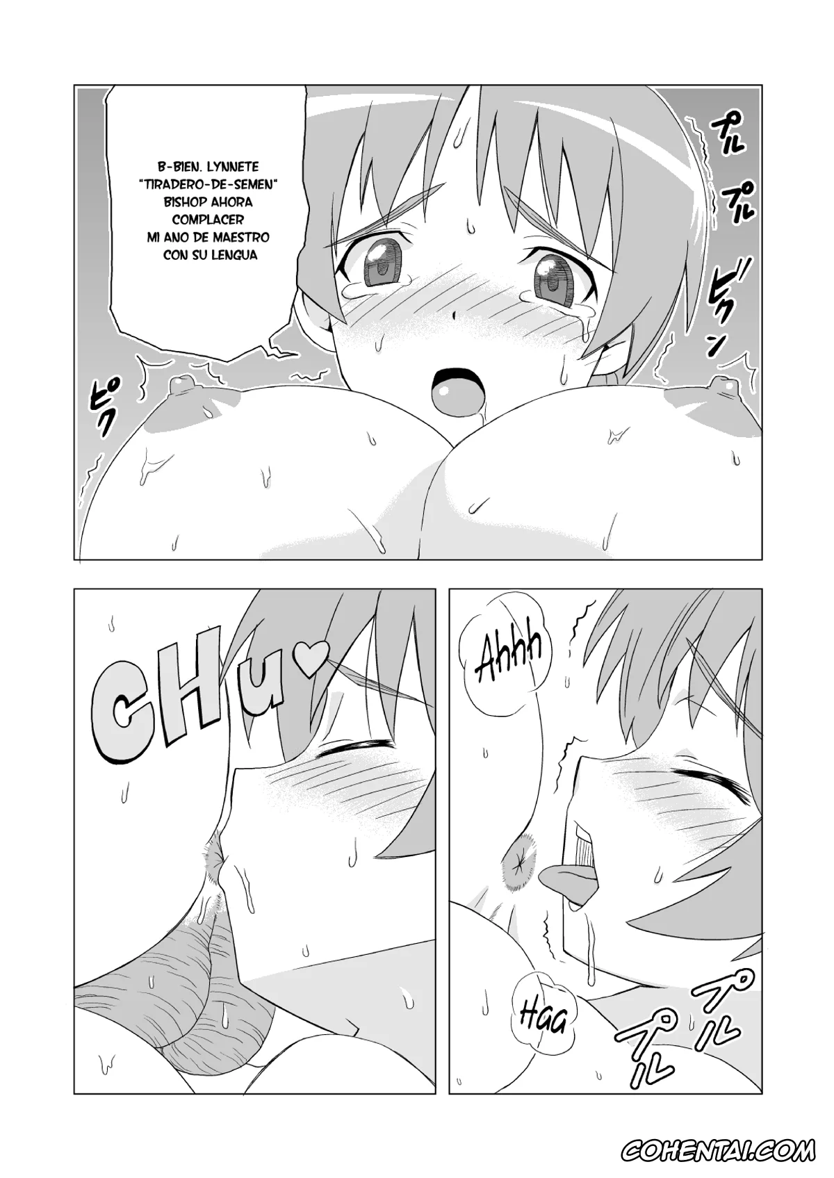 Strike Witches porno, Lynette Bishop porno, SCATOLO WITCHES (Strike Witches), pagina 8