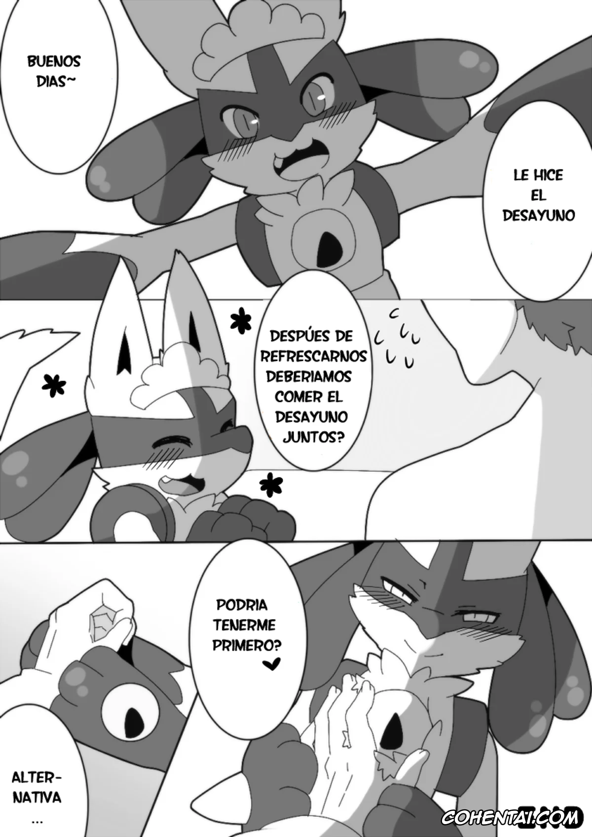 Pokemon | Pocket Monsters hentai, Lucario hentai, 饭前点心☆ (Pokémon), pagina 15