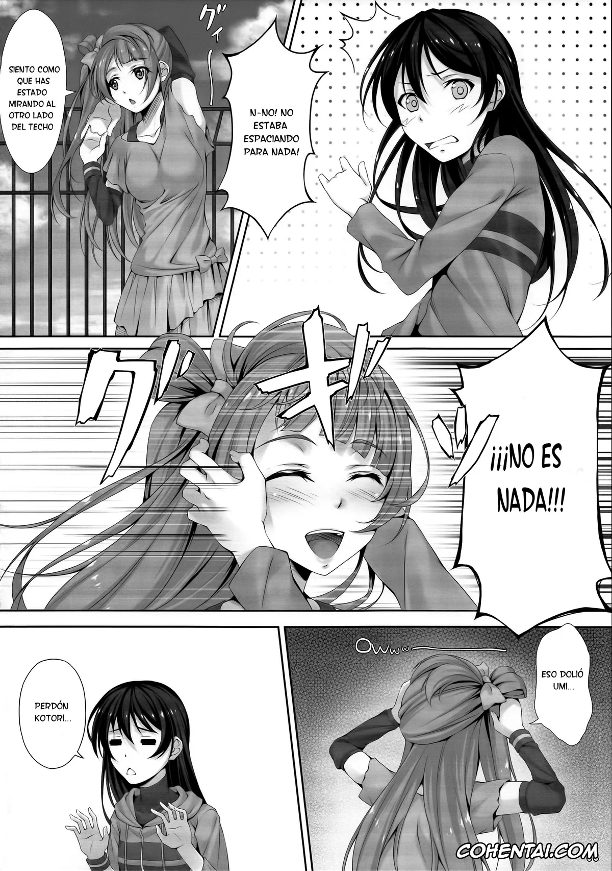 Love Live! xxx, Eli Ayase xxx, Umi Sonoda xxx, Love Love (Love Live!), pagina 4