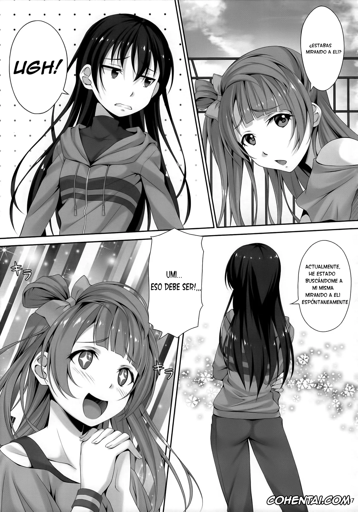 Love Live! porno, Eli Ayase porno, Umi Sonoda porno, Love Love (Love Live!), pagina 5