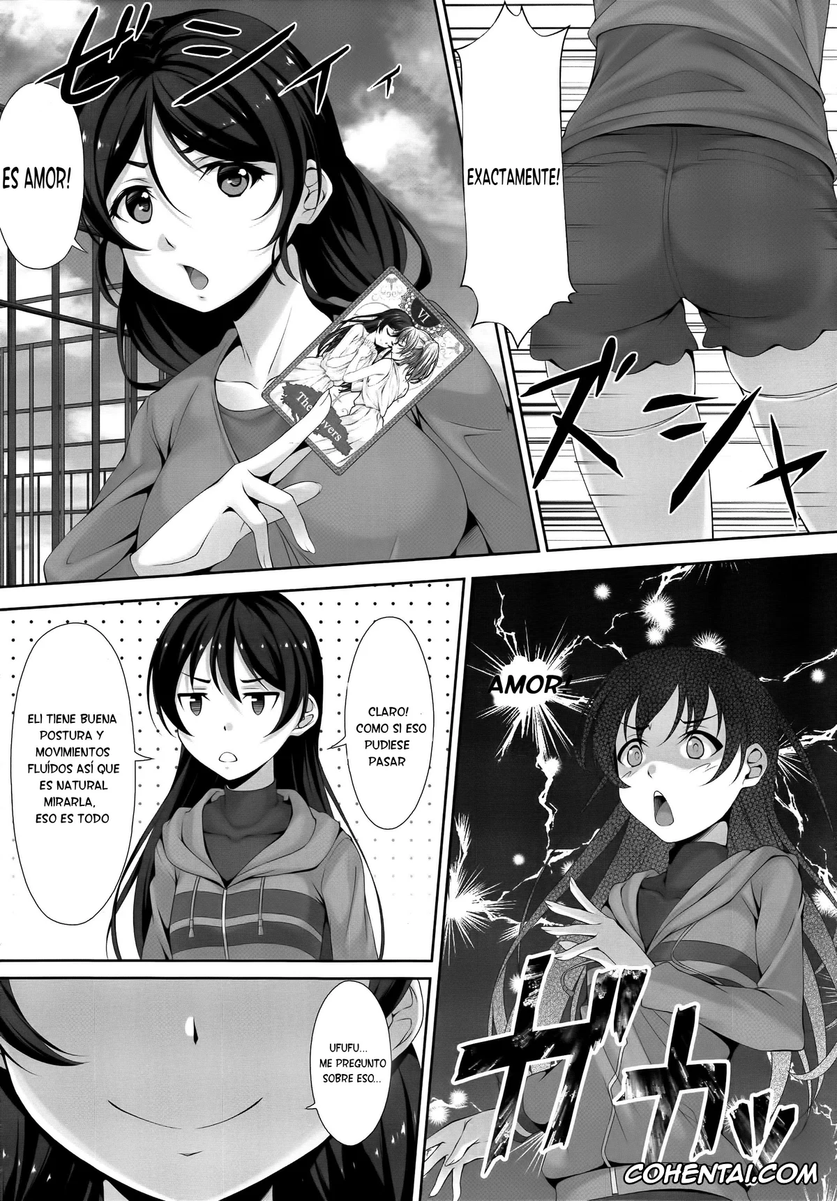 Love Live! hentai, Eli Ayase hentai, Umi Sonoda hentai, Love Love (Love Live!), pagina 6