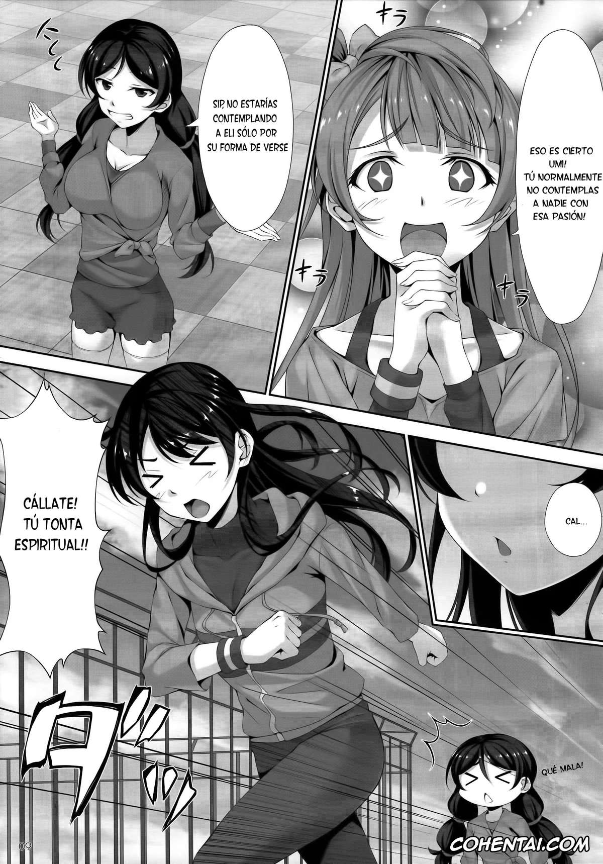Love Live! xxx, Eli Ayase xxx, Umi Sonoda xxx, Love Love (Love Live!), pagina 7