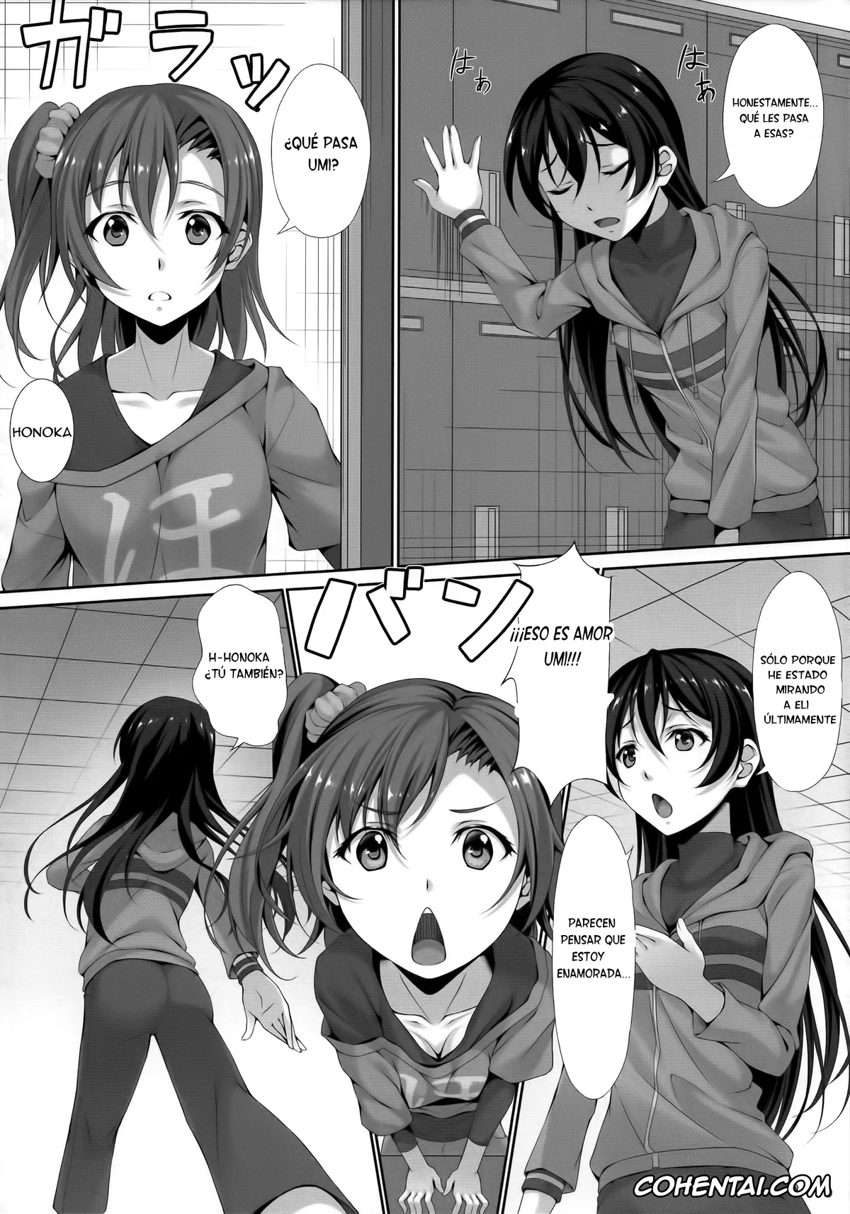 Love Live! porno, Eli Ayase porno, Umi Sonoda porno, Love Love (Love Live!), pagina 8