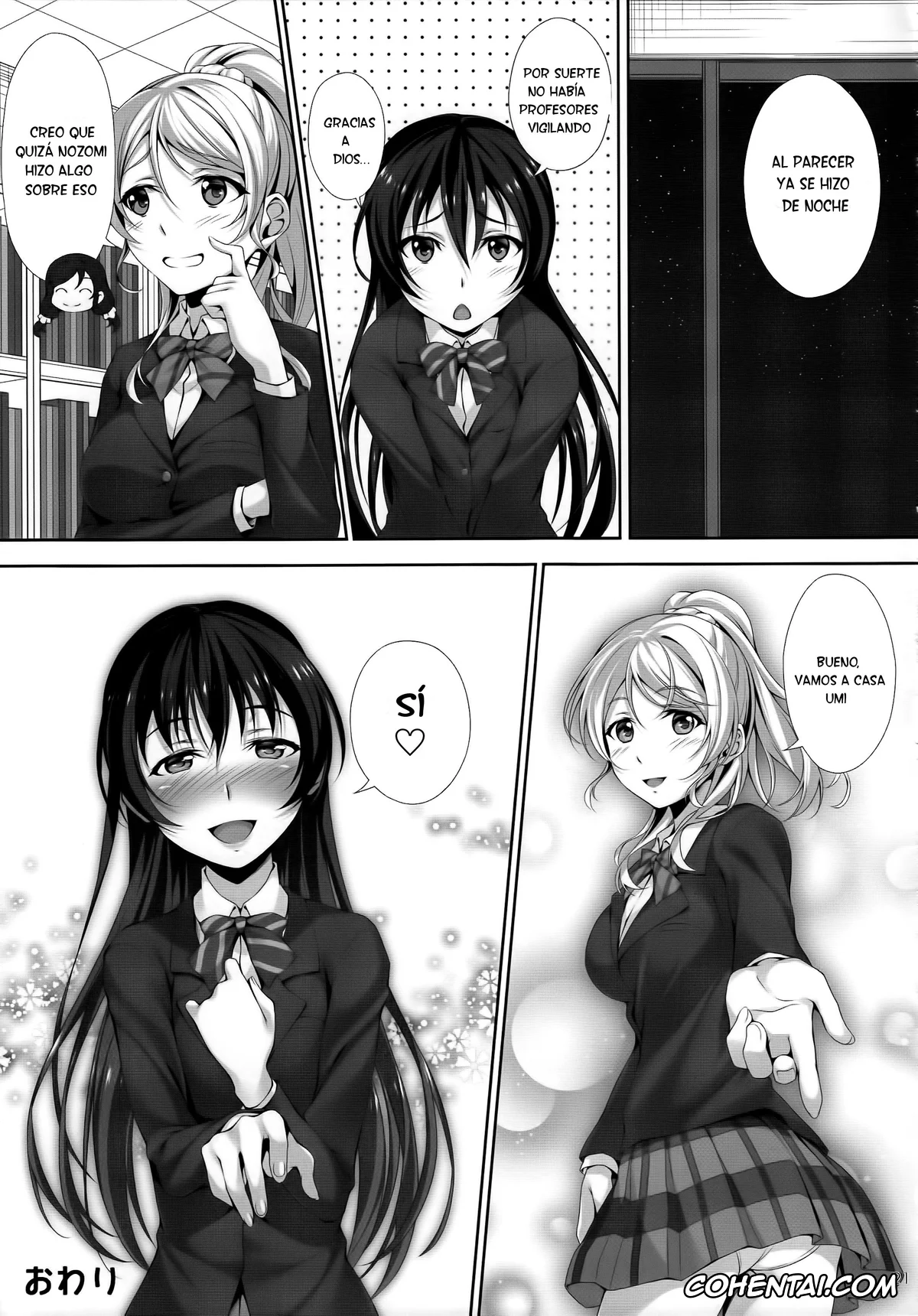 Love Live! xxx, Eli Ayase xxx, Umi Sonoda xxx, Love Love (Love Live!), pagina 19