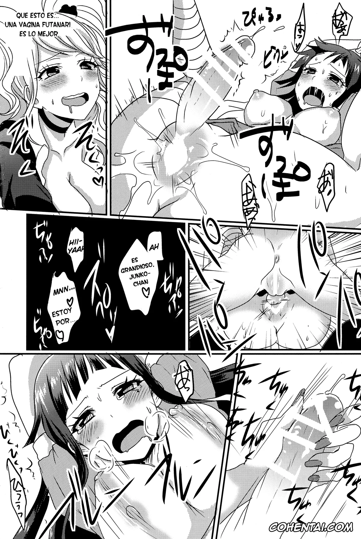 Danganronpa hentai, Junko Enoshima hentai, Mikan Tsumiki hentai, Futari wa SeFrie ni Narimashita (Super Danganronpa 2), pagina 9