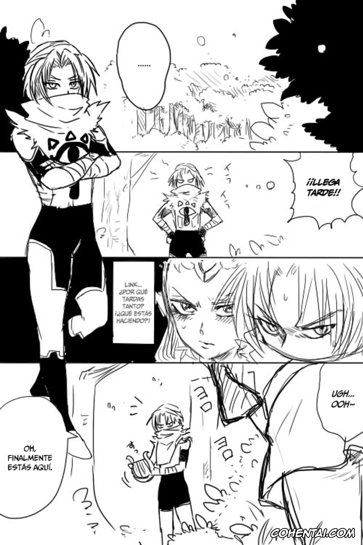 The Legend Of Zelda porno, Link porno, Princess Zelda porno, Sheik porno, Link to Zelda ga Jun Ai Ecchi suru Manga (The Legend Of Zelda), pagina 2