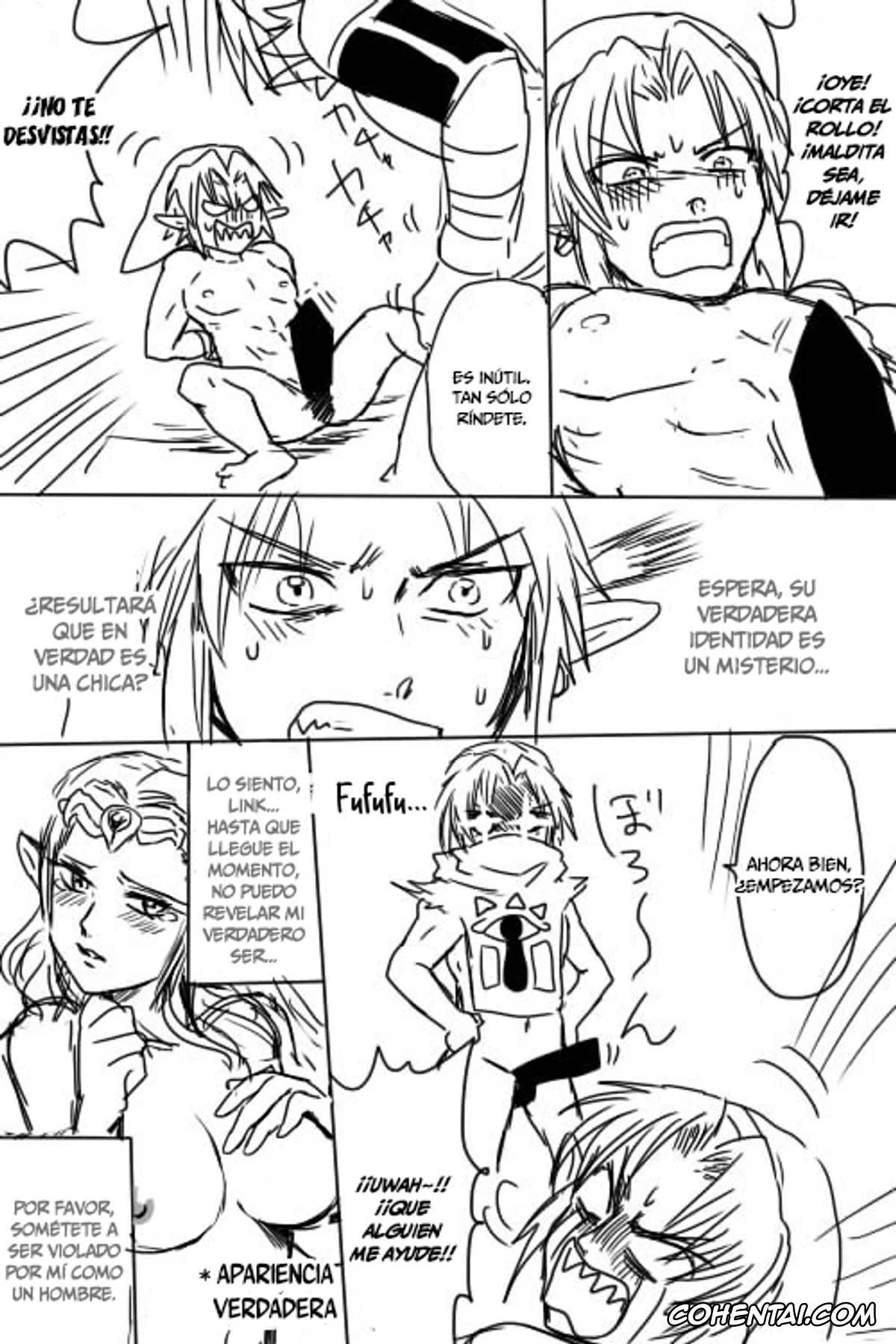 The Legend Of Zelda hentai, Link hentai, Princess Zelda hentai, Sheik hentai, Link to Zelda ga Jun Ai Ecchi suru Manga (The Legend Of Zelda), pagina 6