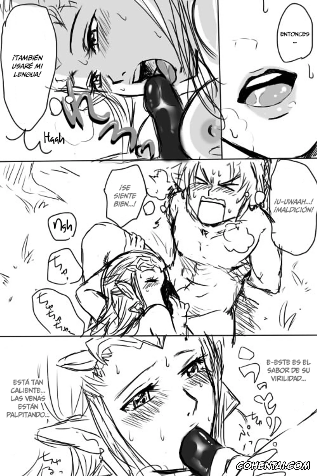 The Legend Of Zelda porno, Link porno, Princess Zelda porno, Sheik porno, Link to Zelda ga Jun Ai Ecchi suru Manga (The Legend Of Zelda), pagina 8