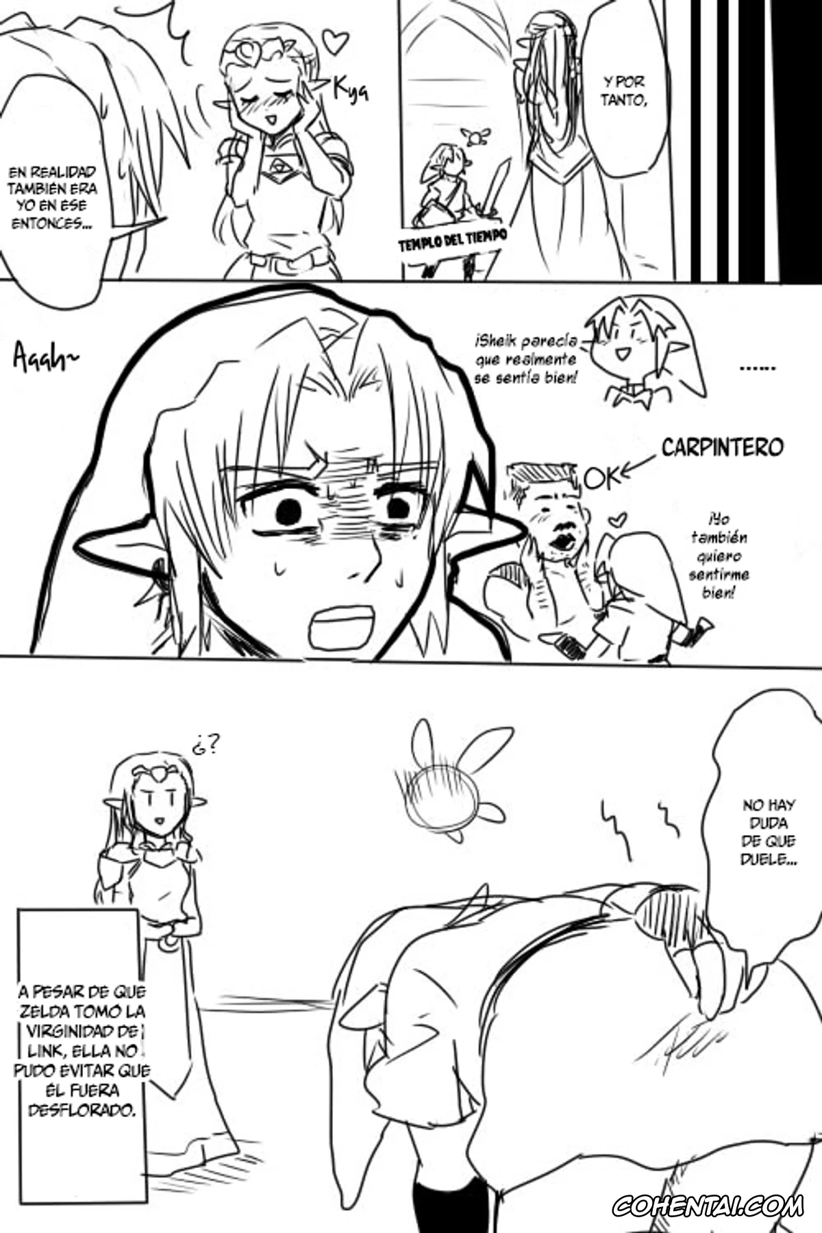 The Legend Of Zelda porno, Link porno, Princess Zelda porno, Sheik porno, Link to Zelda ga Jun Ai Ecchi suru Manga (The Legend Of Zelda), pagina 14