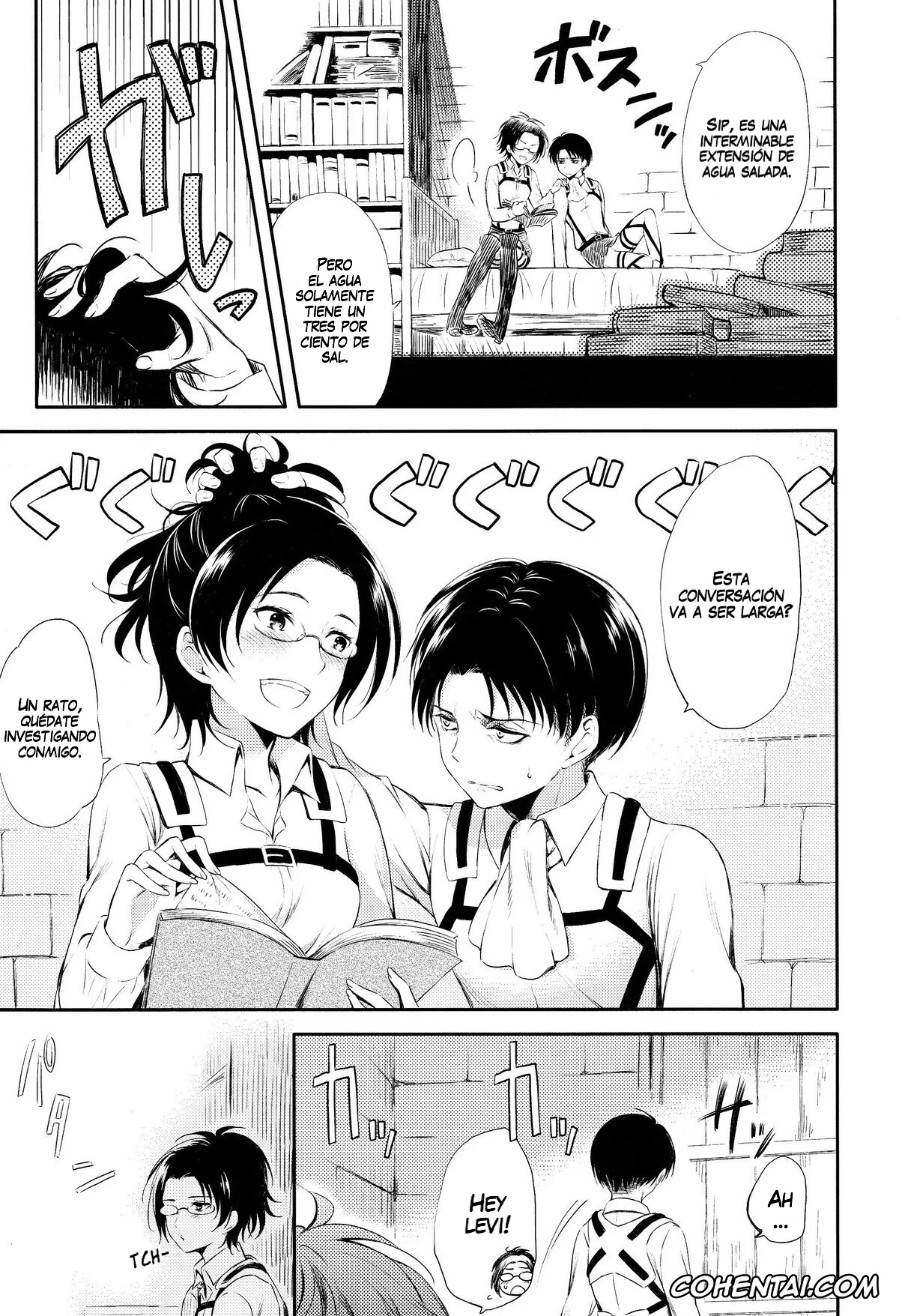 Shingeki No Kyojin | Attack On Titan xxx, Hange Zoe xxx, Levi Ackerman xxx, World End (Shingeki no Kyojin), pagina 7