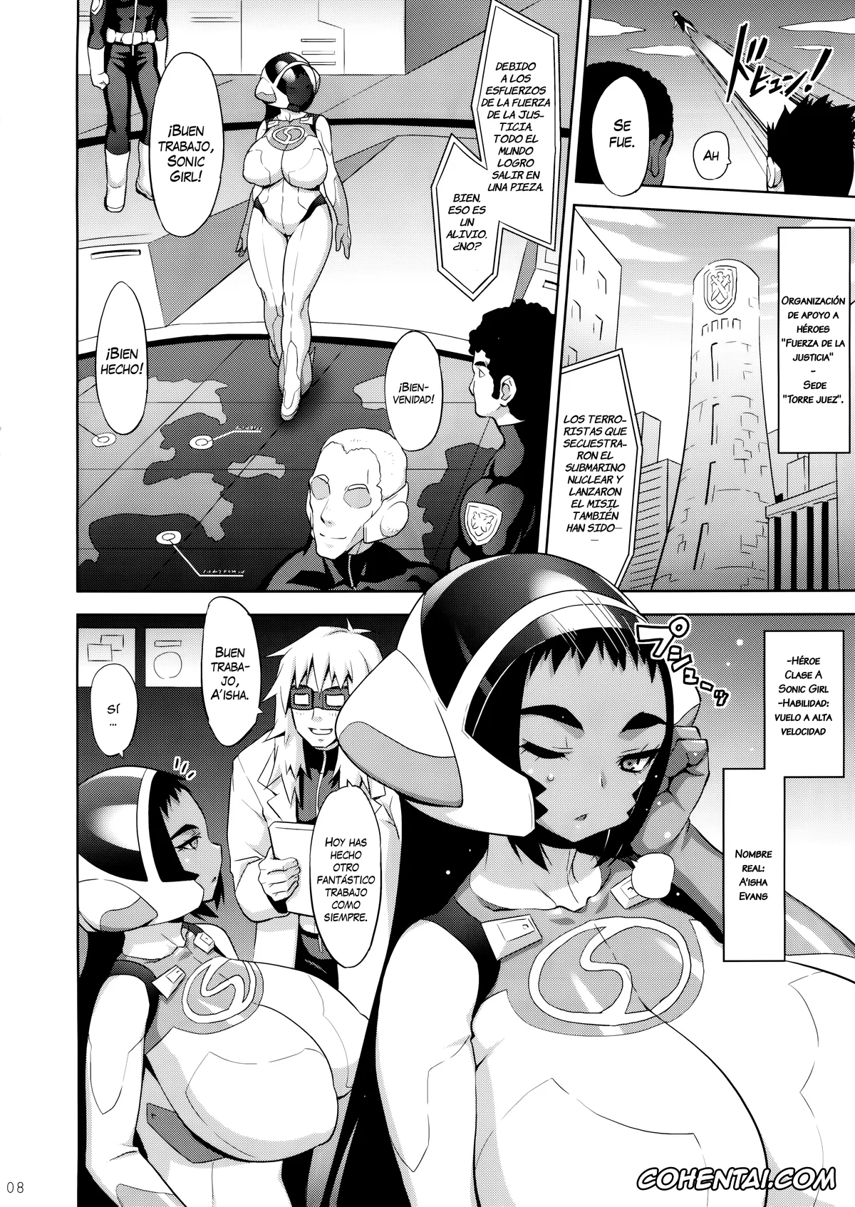 Original porno, SONIC GIRL, pagina 8