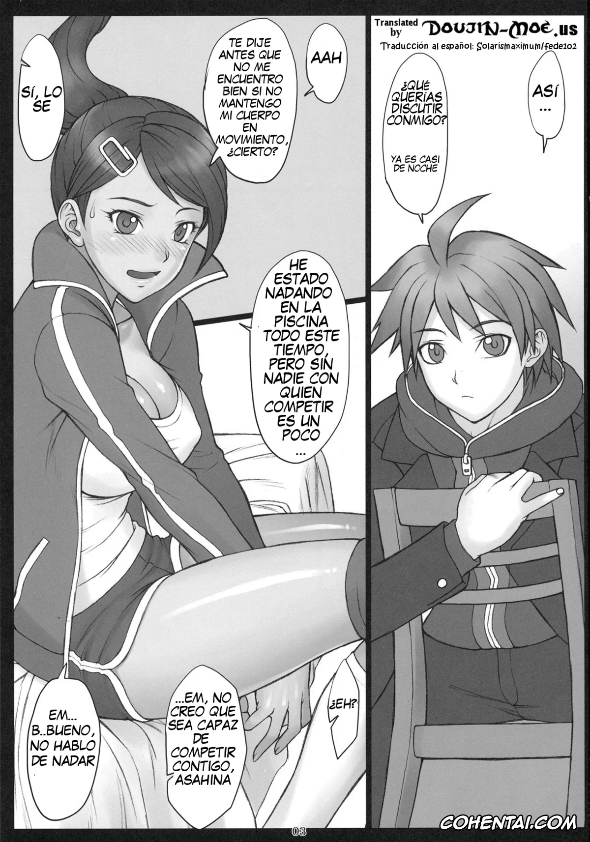 Danganronpa porno, Aoi Asahina porno, Makoto Naegi porno, Choukoukoukyuu no Nikubou (Danganronpa), pagina 2