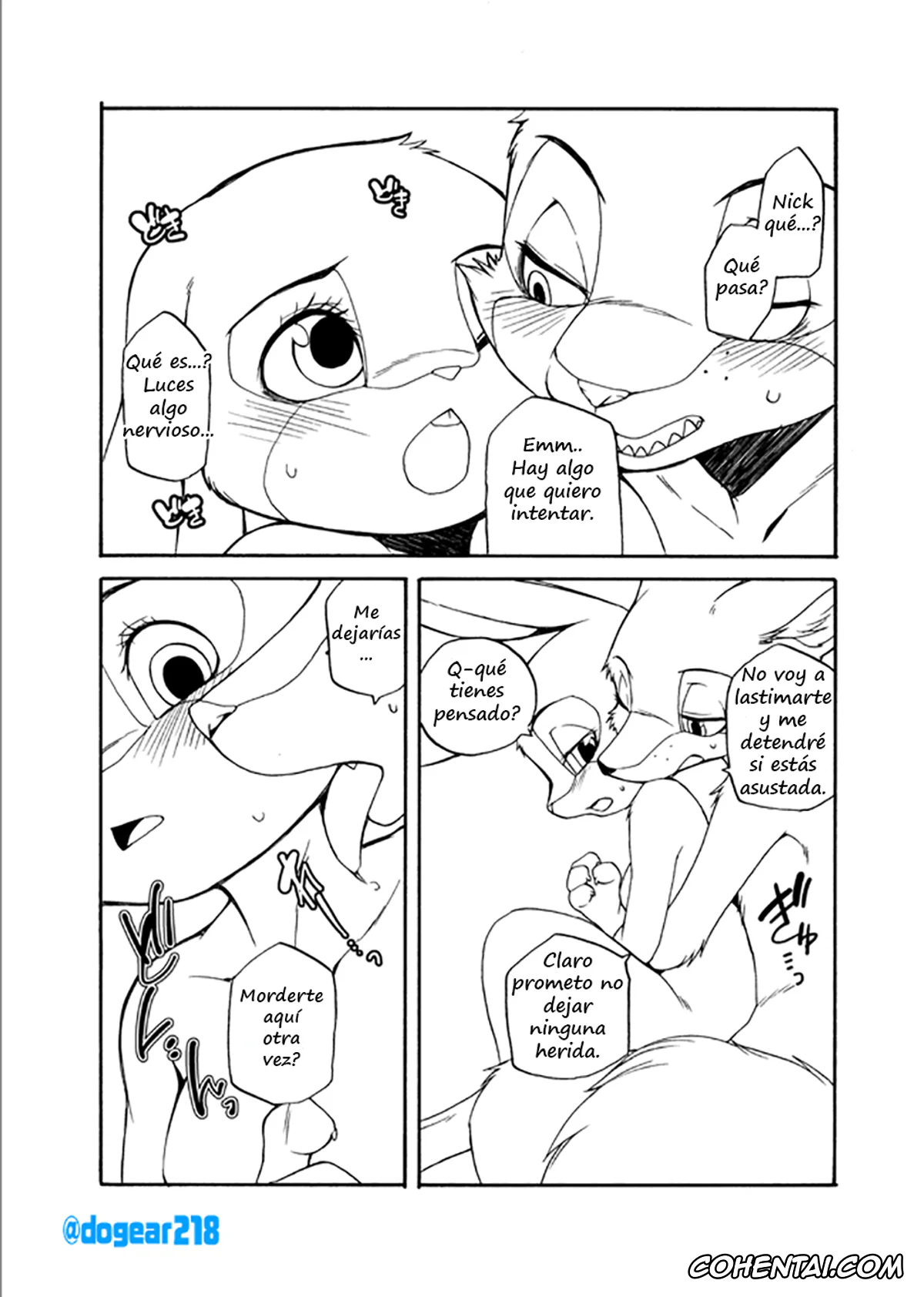 Zootopia hentai, Judy Hopps hentai, Nick Wilde hentai, Kuikomu Kiba no Itami to, Soreto (Zootopia), pagina 3