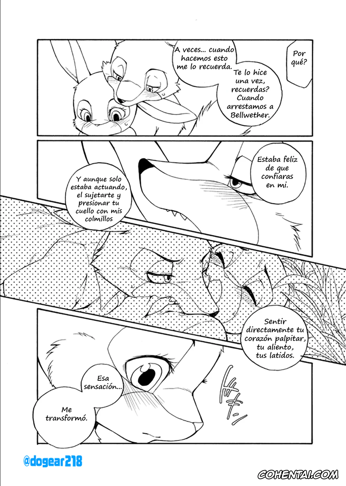 Zootopia xxx, Judy Hopps xxx, Nick Wilde xxx, Kuikomu Kiba no Itami to, Soreto (Zootopia), pagina 4