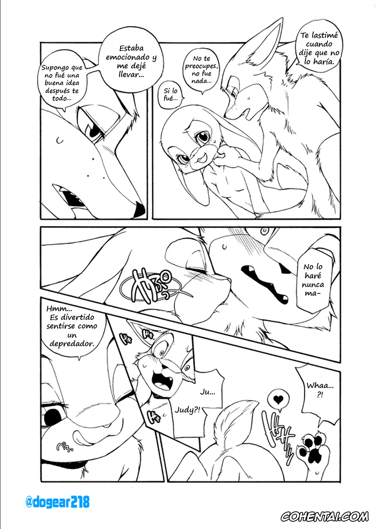 Zootopia hentai, Judy Hopps hentai, Nick Wilde hentai, Kuikomu Kiba no Itami to, Soreto (Zootopia), pagina 9