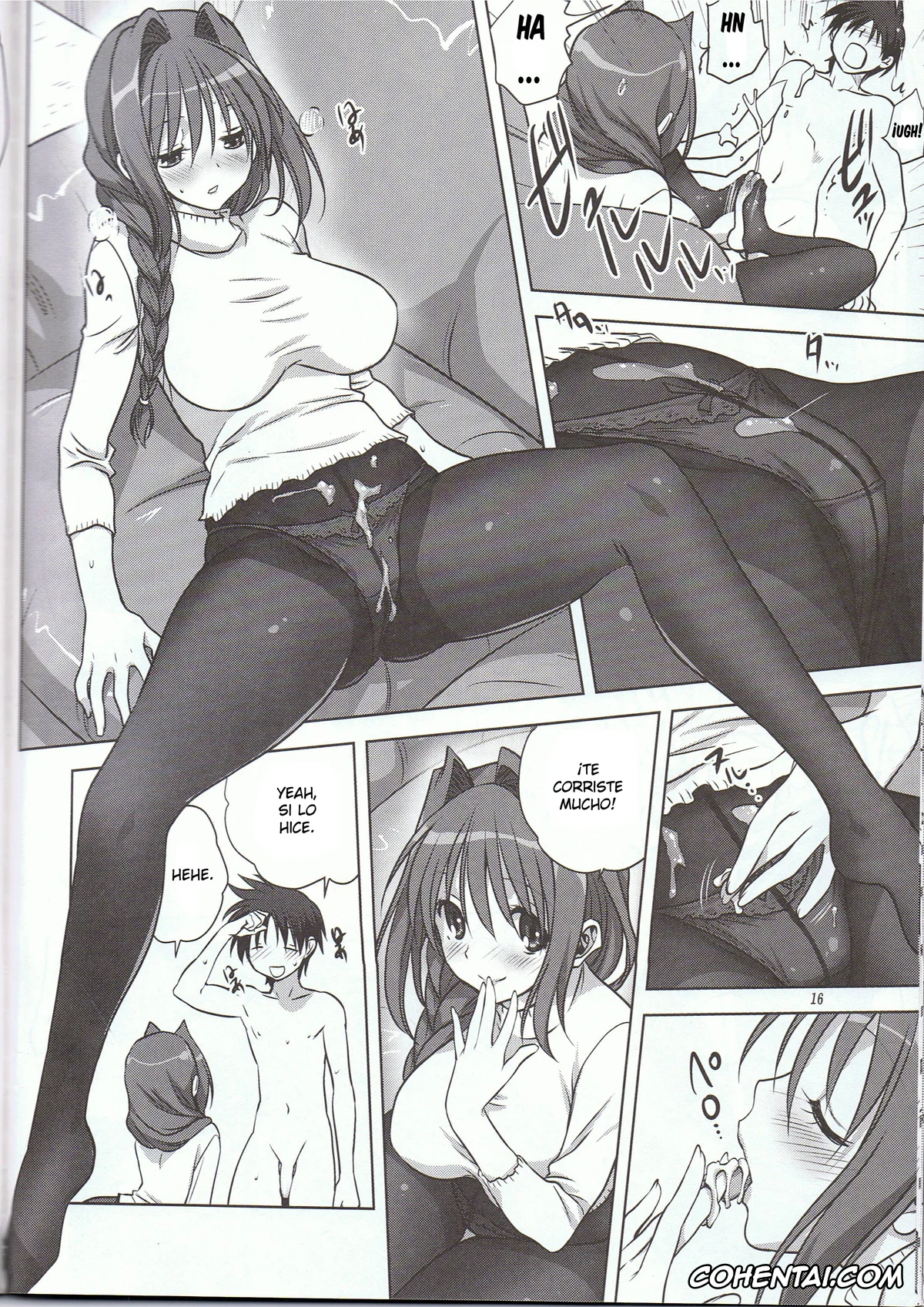 Kanon hentai, Akiko Minase hentai, Yuuichi Aizawa hentai, Akiko-san to Issho 13 (Kanon), pagina 15