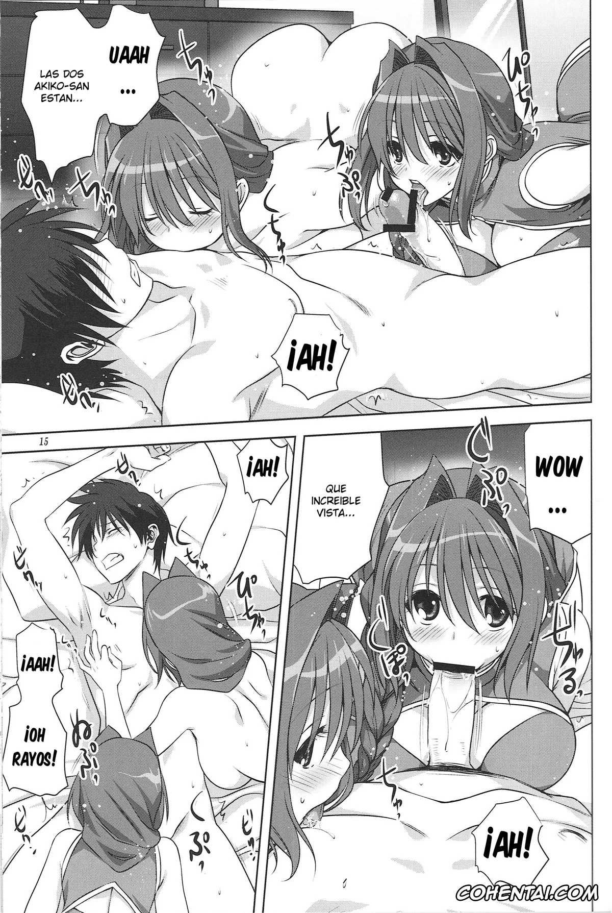 Kanon porno, Akiko Minase porno, Yuuichi Aizawa porno, Akiko-san to Issho 15 (Kanon), pagina 14
