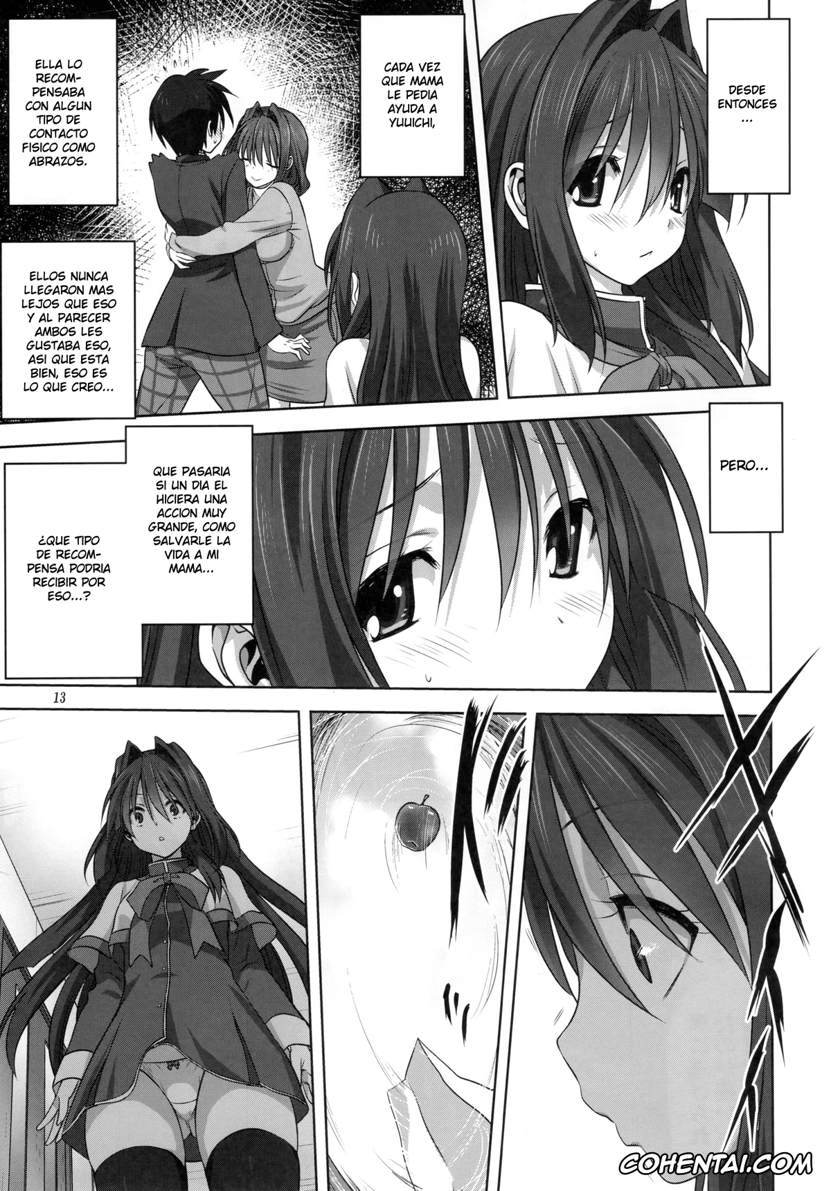 Kanon hentai, Akiko Minase hentai, Yuuichi Aizawa hentai, Akiko-san to Issho 16 (Kanon), pagina 12