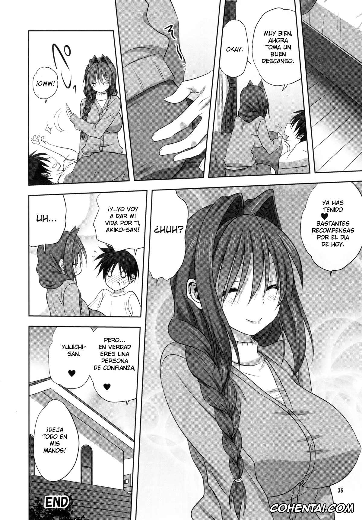 Kanon porno, Akiko Minase porno, Yuuichi Aizawa porno, Akiko-san to Issho 16 (Kanon), pagina 35