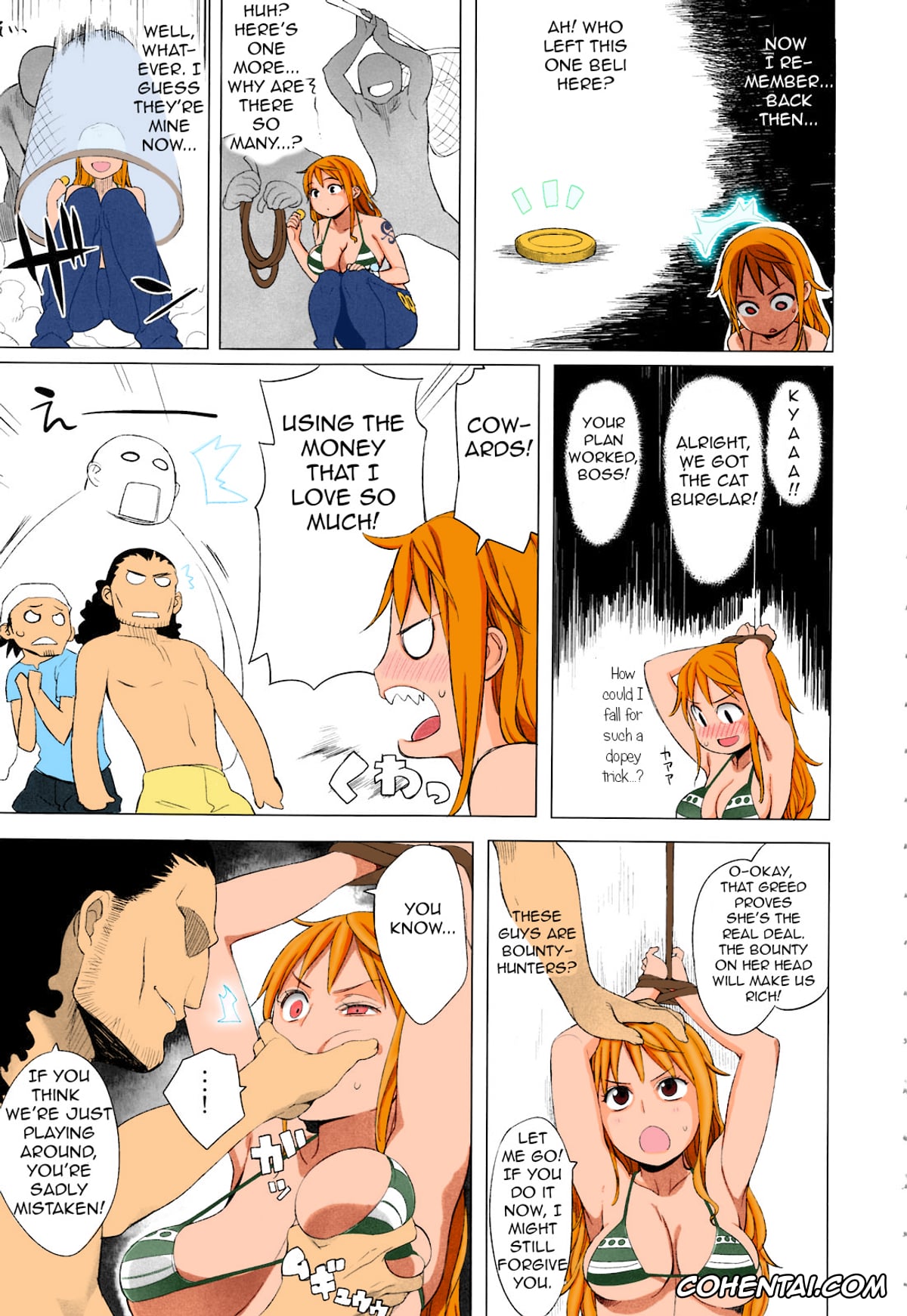 One Piece porno, Nami porno, Nami-san ga! (One Piece), pagina 5