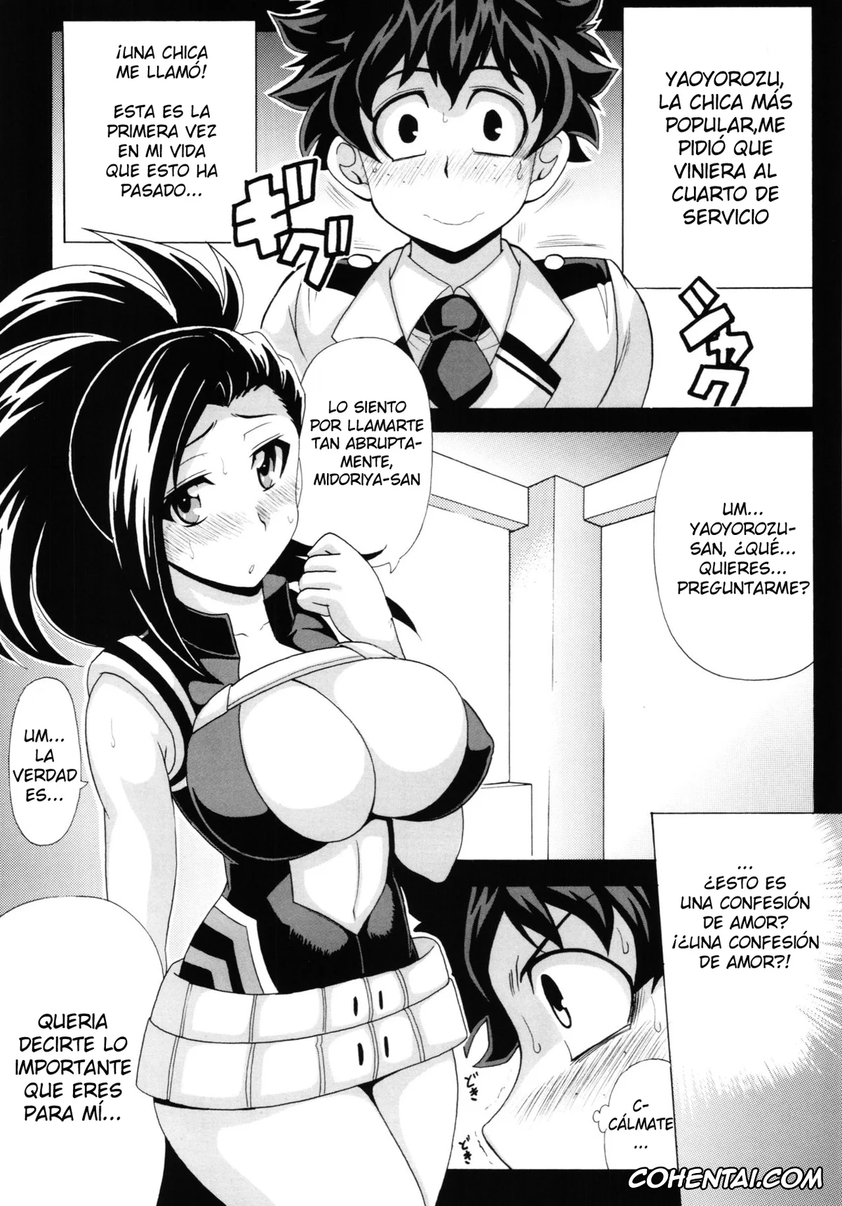 My Hero Academia | Boku No Hero Academia hentai, Izuku Midoriya hentai, Momo Yaoyorozu hentai, Boku no Yaoyoroppai (Boku no Hero Academia), pagina 3