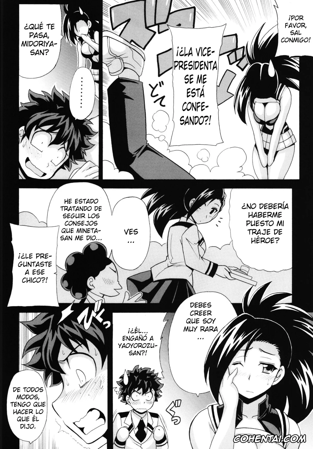 My Hero Academia | Boku No Hero Academia xxx, Izuku Midoriya xxx, Momo Yaoyorozu xxx, Boku no Yaoyoroppai (Boku no Hero Academia), pagina 4