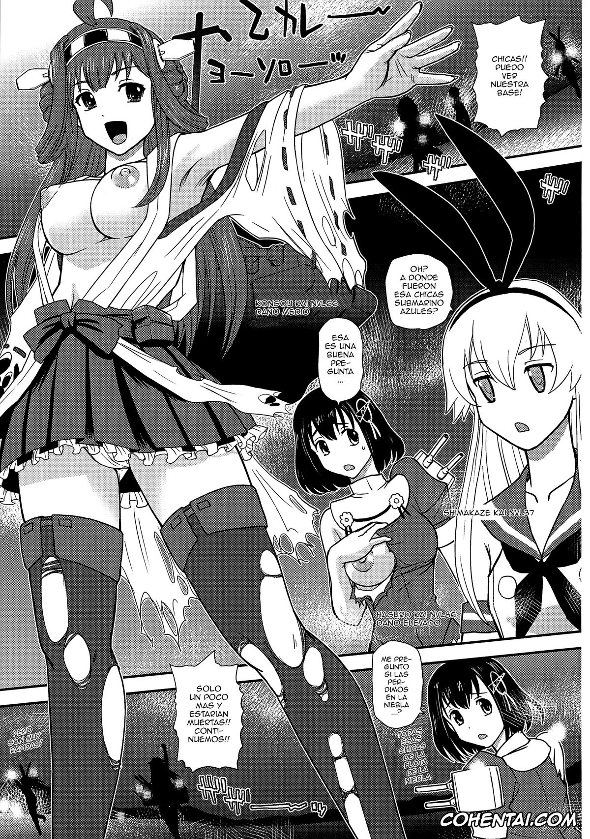 Kantai Collection -KanColle- hentai, Haguro hentai, Kongou hentai, Shimakaze hentai, Chinshufu!! (Kantai Collection -KanColle-), pagina 3