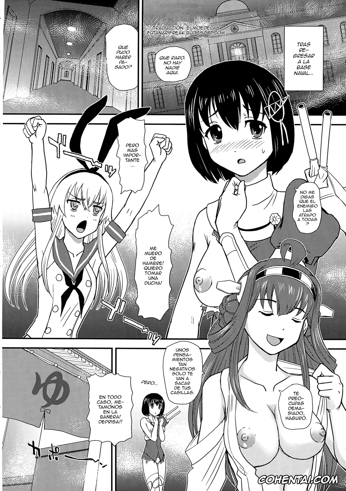Kantai Collection -KanColle- xxx, Haguro xxx, Kongou xxx, Shimakaze xxx, Chinshufu!! (Kantai Collection -KanColle-), pagina 4