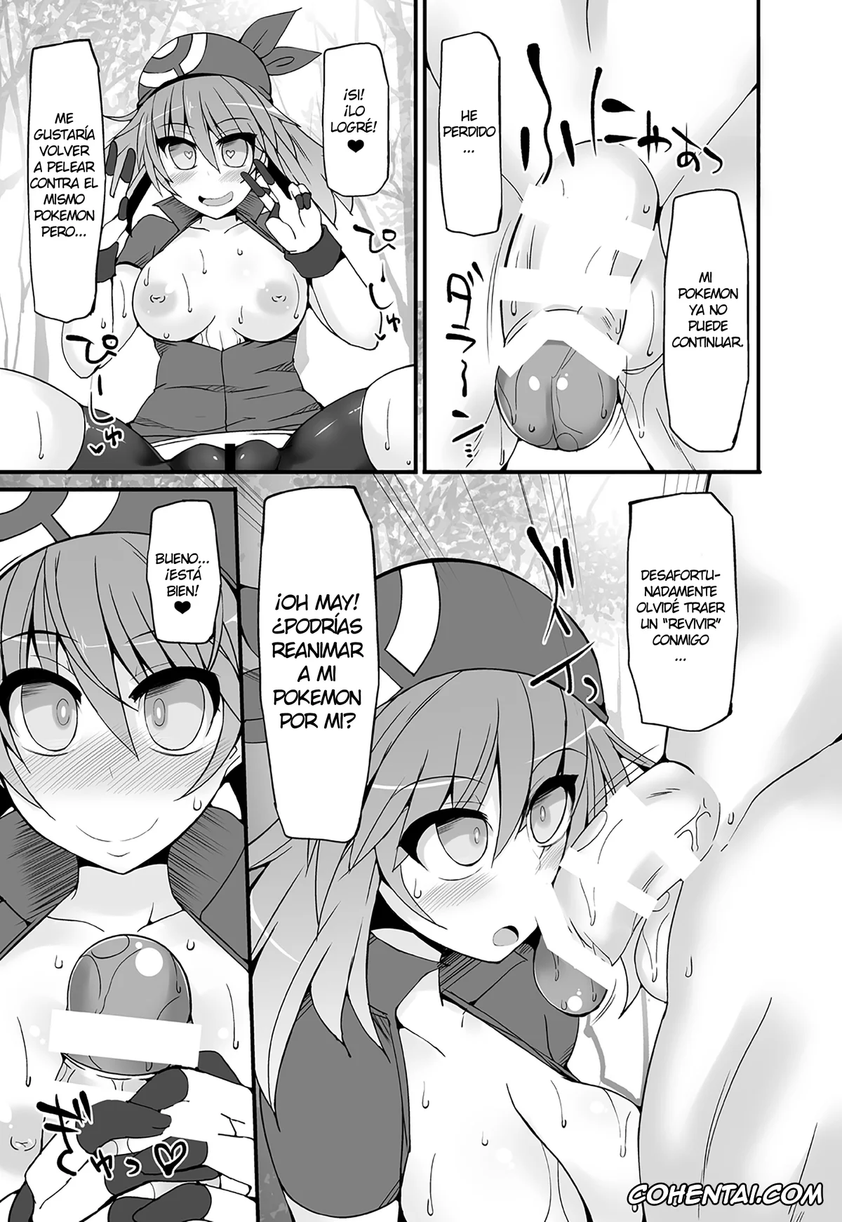 Pokemon | Pocket Monsters xxx, May xxx, Pokémon Trainer Haruka Kyousei Saimin Battle (Pokémon), pagina 10