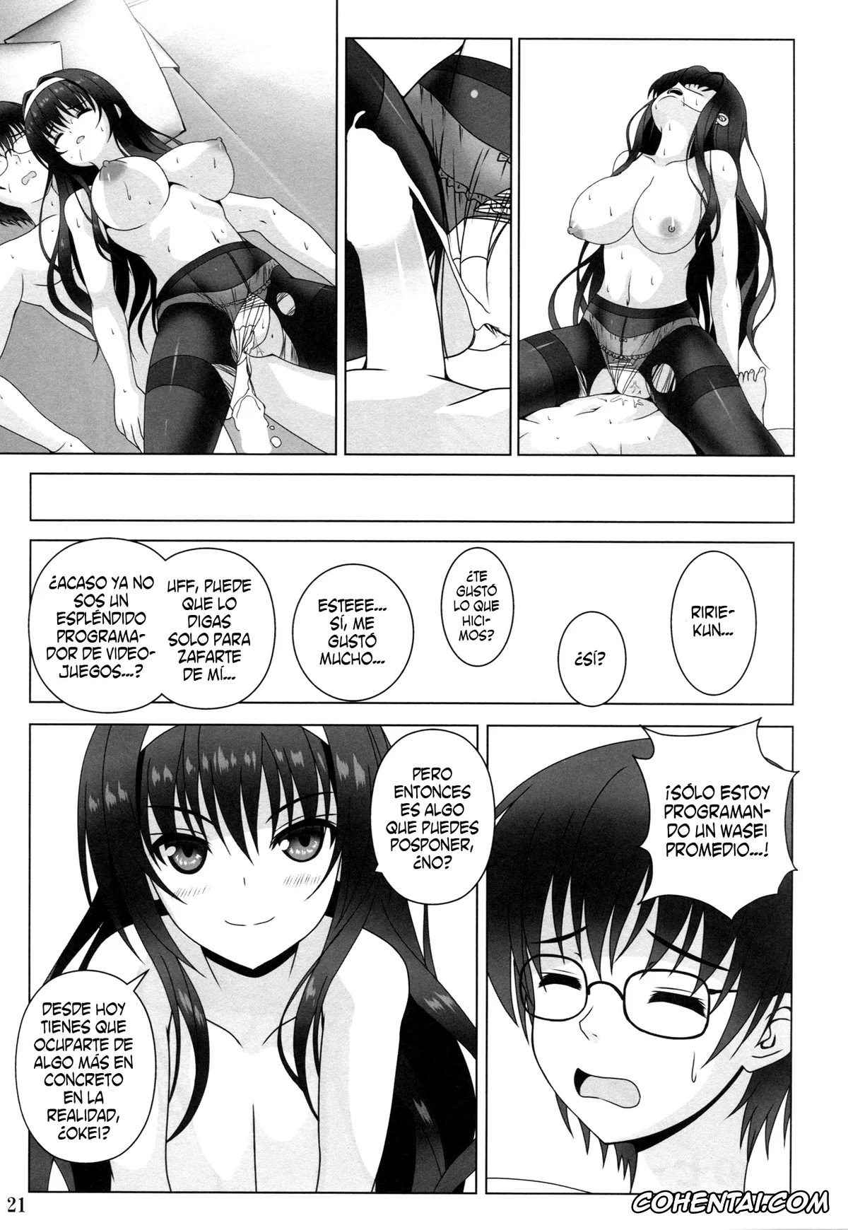 Saenai Heroine no Sodatekata hentai, Utaha Kasumigaoka hentai, Poetry feather (Saenai Heroine no Sodatekata), pagina 21