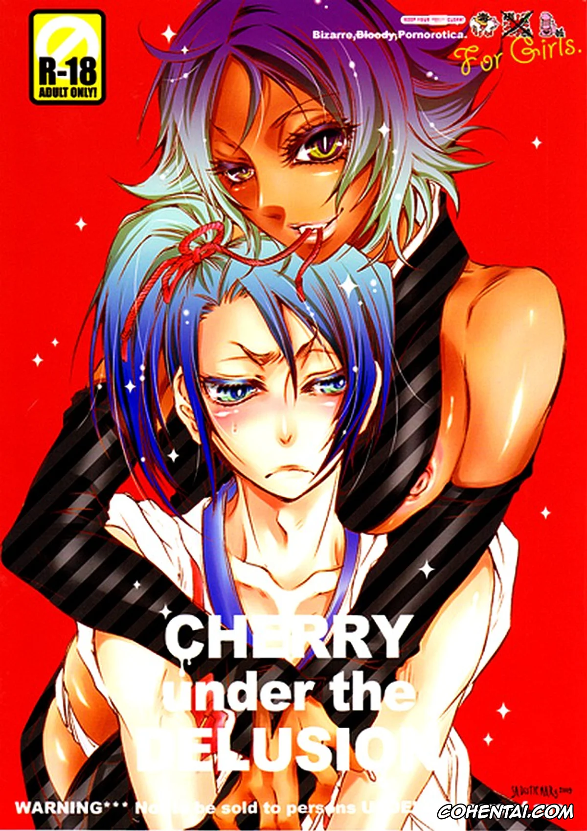 Bleach xxx, Byakuya Kuchiki xxx, Yoruichi Shihoin xxx, Cherry under the Delusion (Bleach), pagina 1