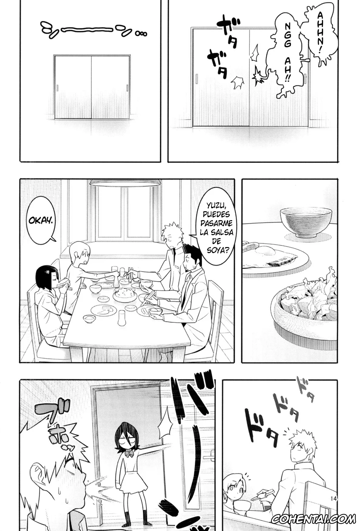 Bleach porno, Byakuya Kuchiki porno, Ichigo Kurosaki porno, Rukia Kuchiki porno, RUKIA’S ROOM (Bleach), pagina 14