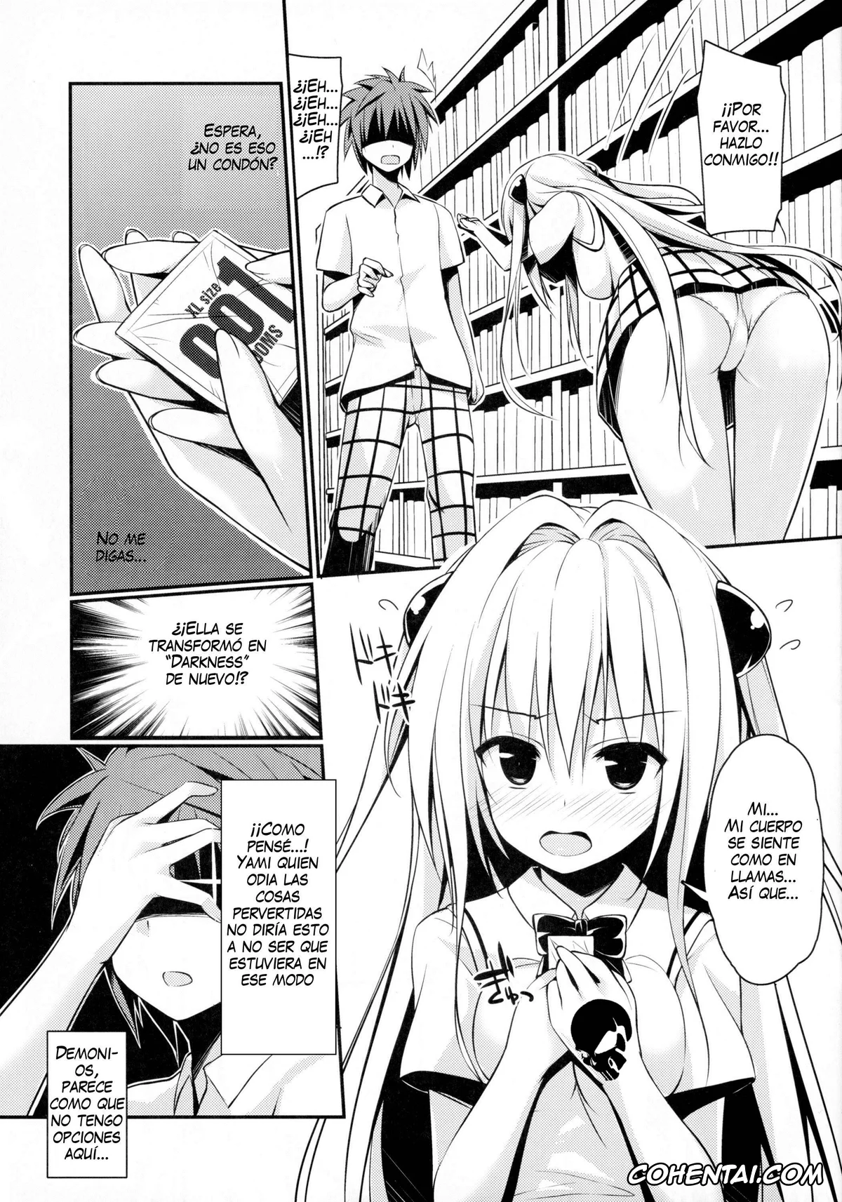 To Love-Ru xxx, Golden Darkness xxx, Rito Yuuki xxx, Ecchii no Suki ni Narimashita. (To Love-Ru), pagina 4