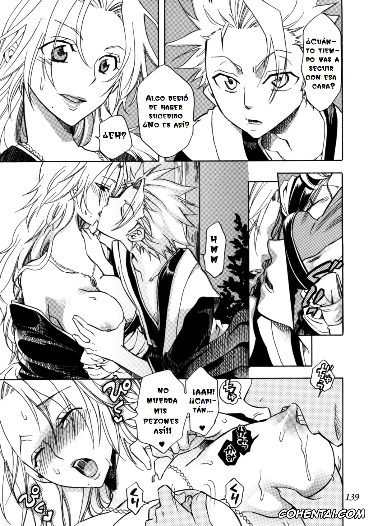 Bleach porno, Orihime Inoue porno, Rangiku Matsumoto porno, Toushirou Hitsugaya porno, Happy Holiday (Rangiku Soushuuhen) (Bleach), pagina 14