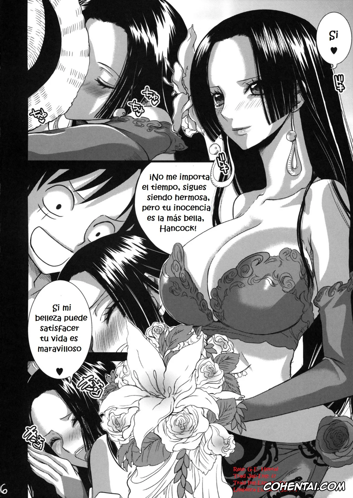 One Piece porno, Boa Hancock porno, Monkey D. Luffy porno, Renai Mousou (One Piece), pagina 5