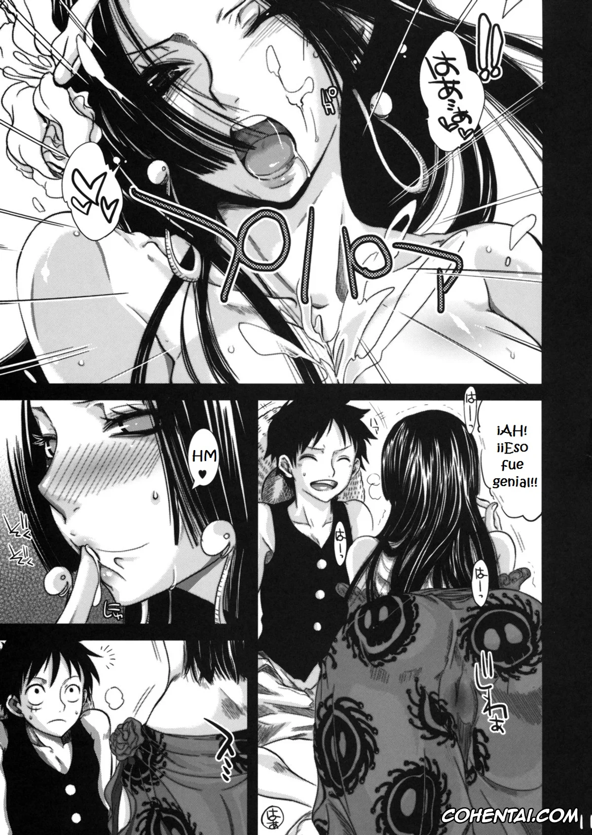 One Piece xxx, Boa Hancock xxx, Monkey D. Luffy xxx, Renai Mousou (One Piece), pagina 10