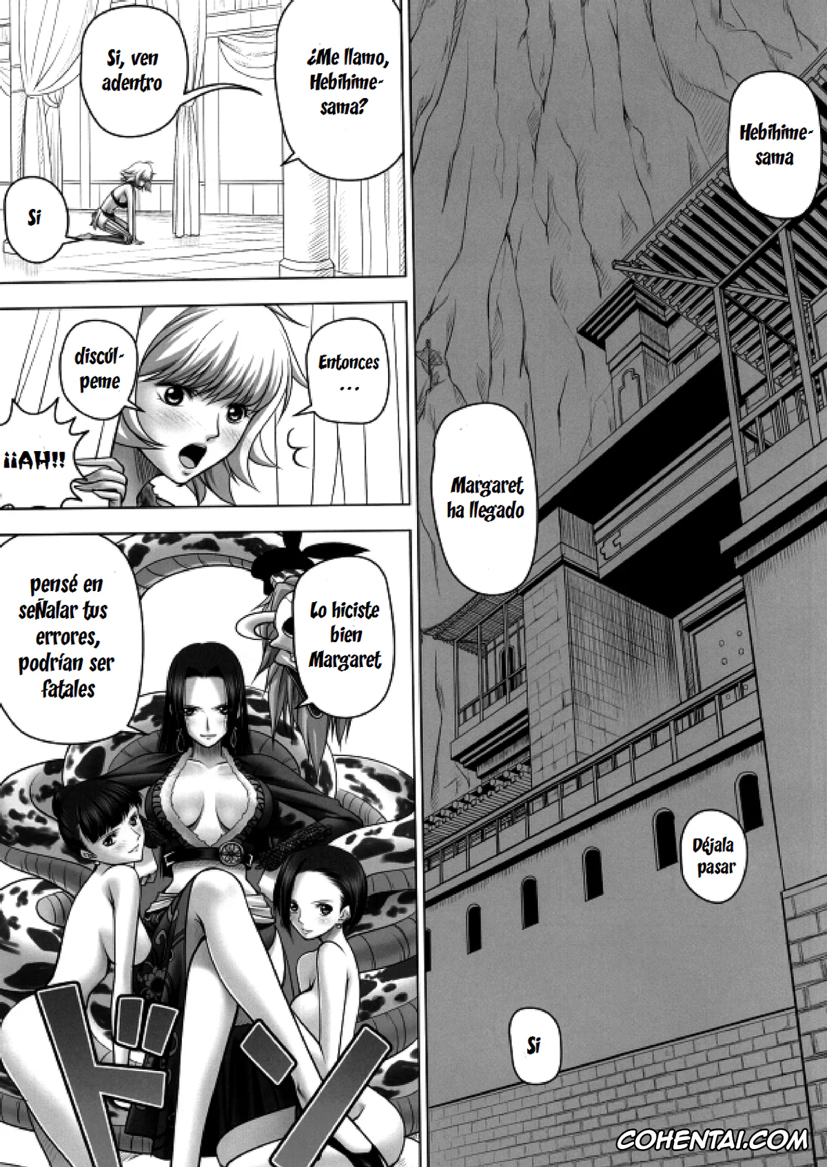One Piece xxx, Boa Hancock xxx, Marguerite xxx, Hebi Hime-sama to Warui Mushi (One Piece), pagina 4